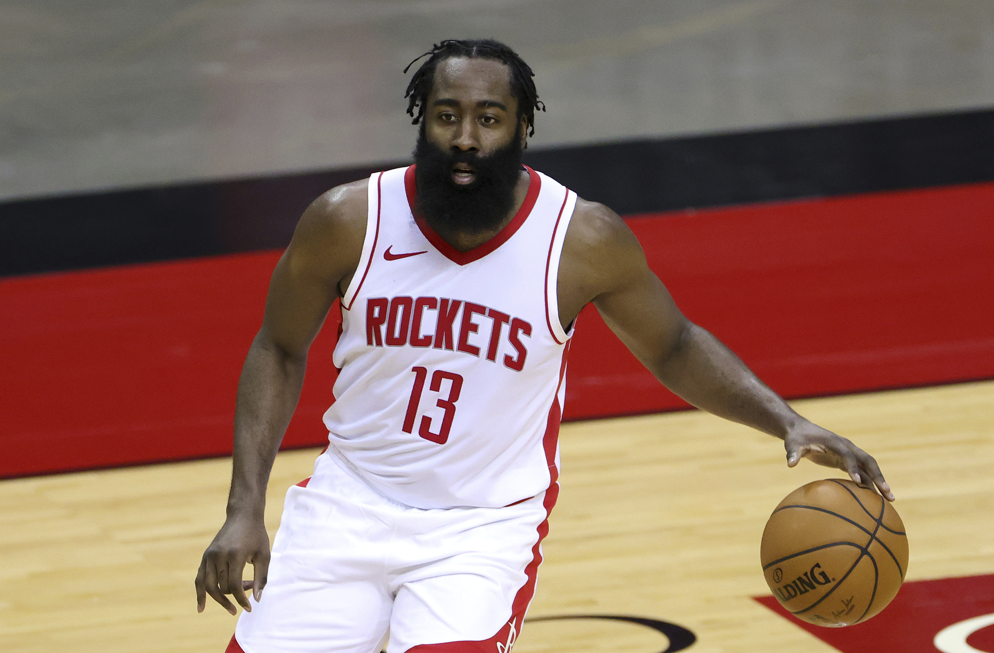 Harden says he doesn't look crazy after Nets' Durant, Irving trades