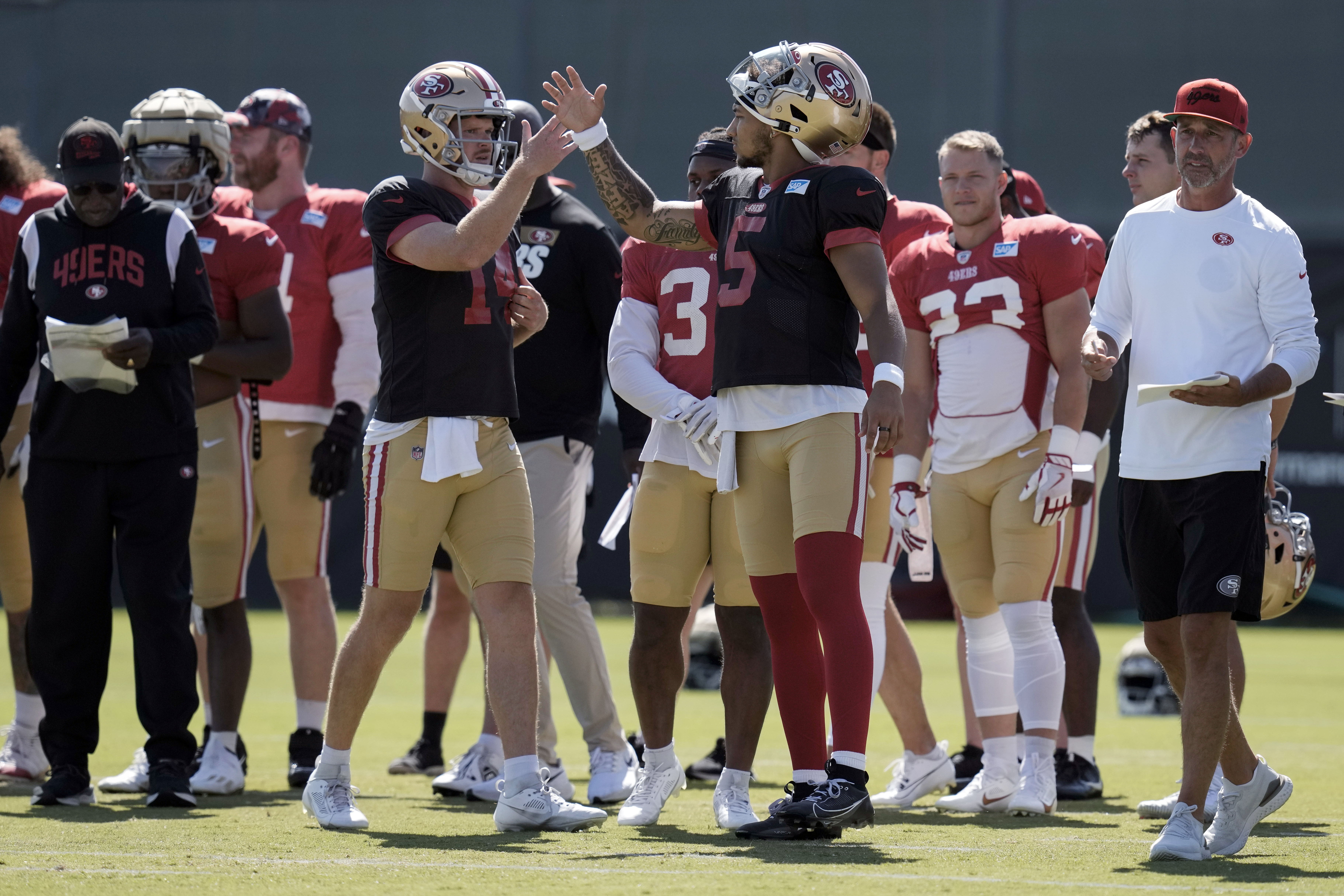 First look: Brock Purdy returns to practice at 49ers training camp