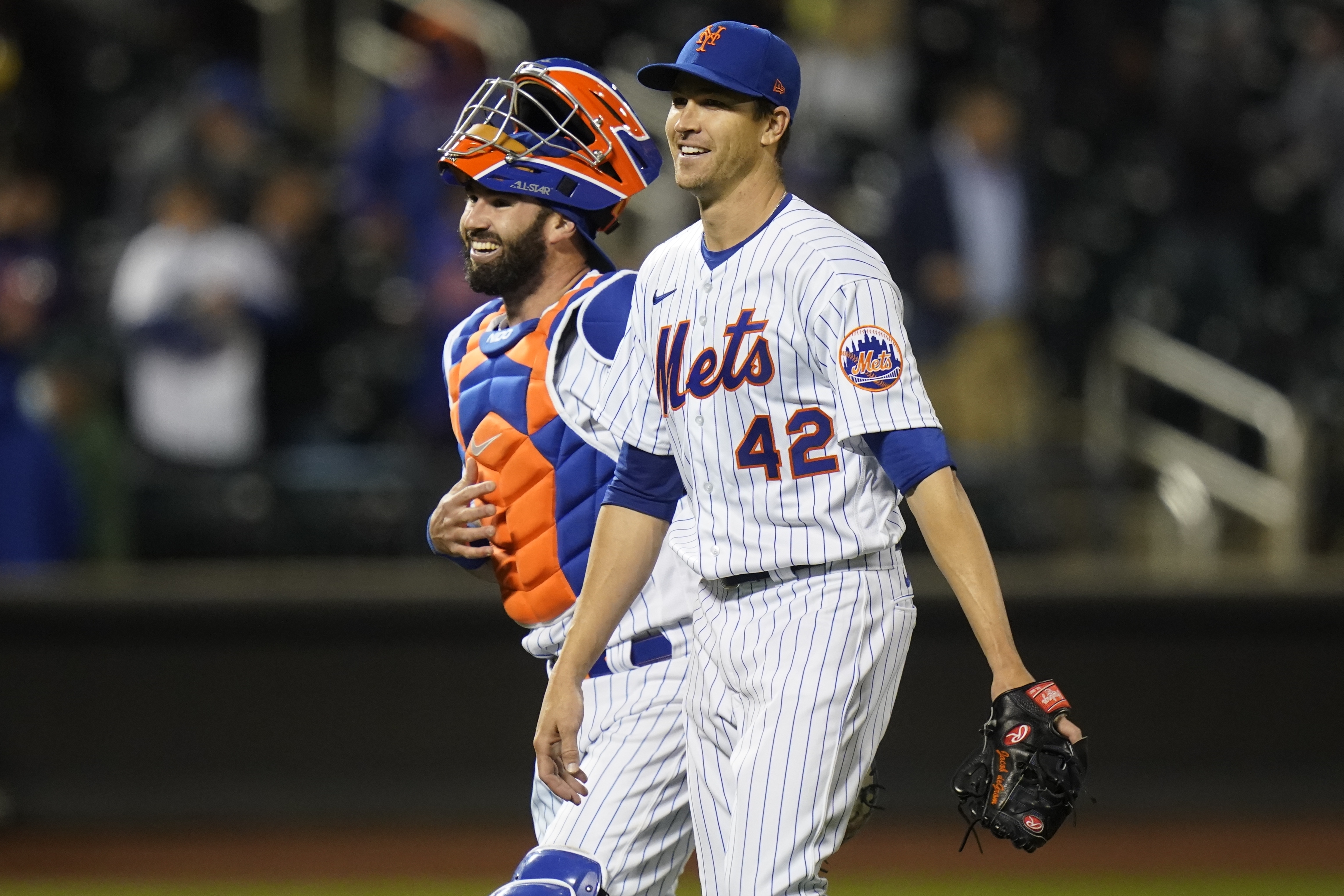 Jacob deGrom gets emotional talking about season-ending elbow surgery 