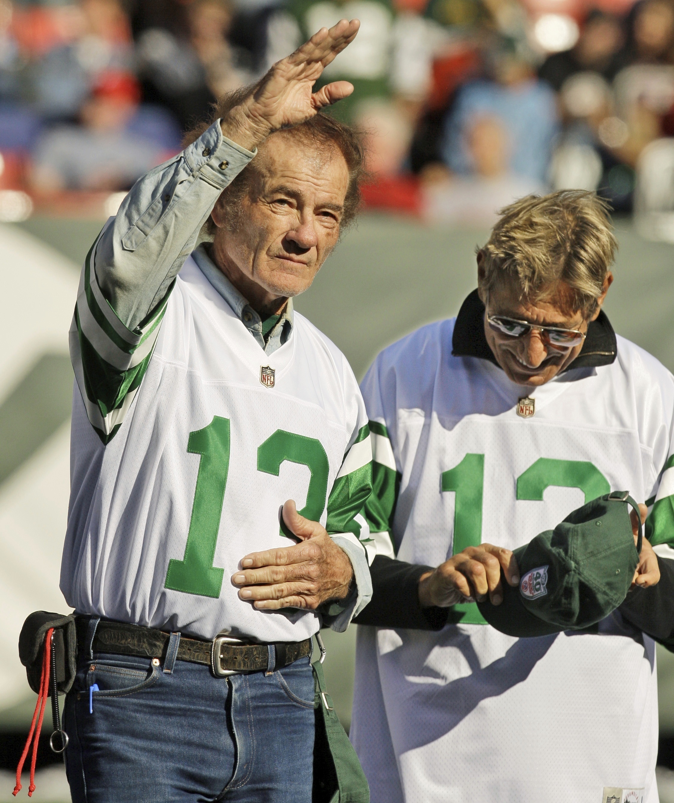 Don Maynard, Hall of Famer and Jets' Joe Namath's no. 1 receiver