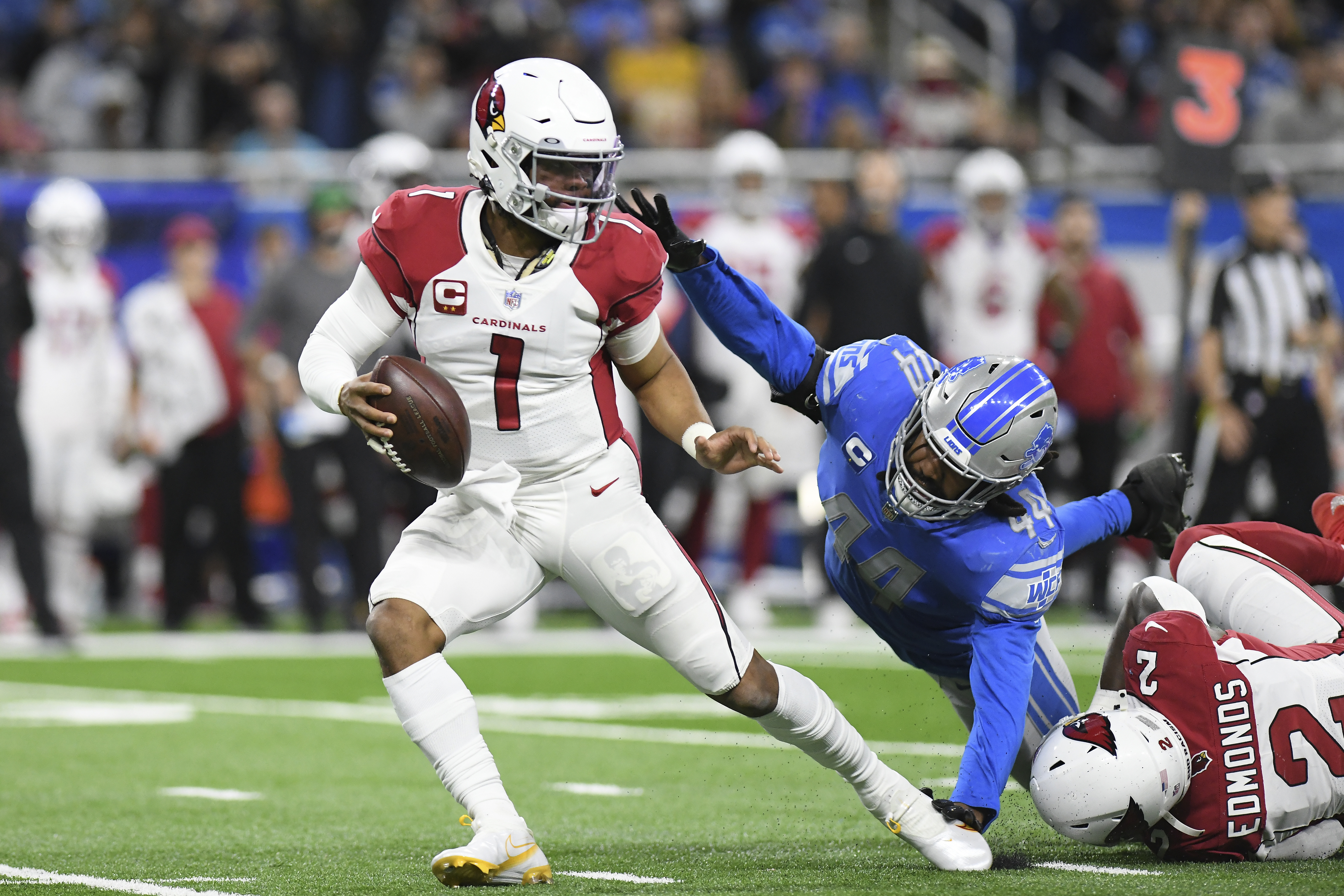 Cardinals lose chance to clinch, fall 30-12 to Lions