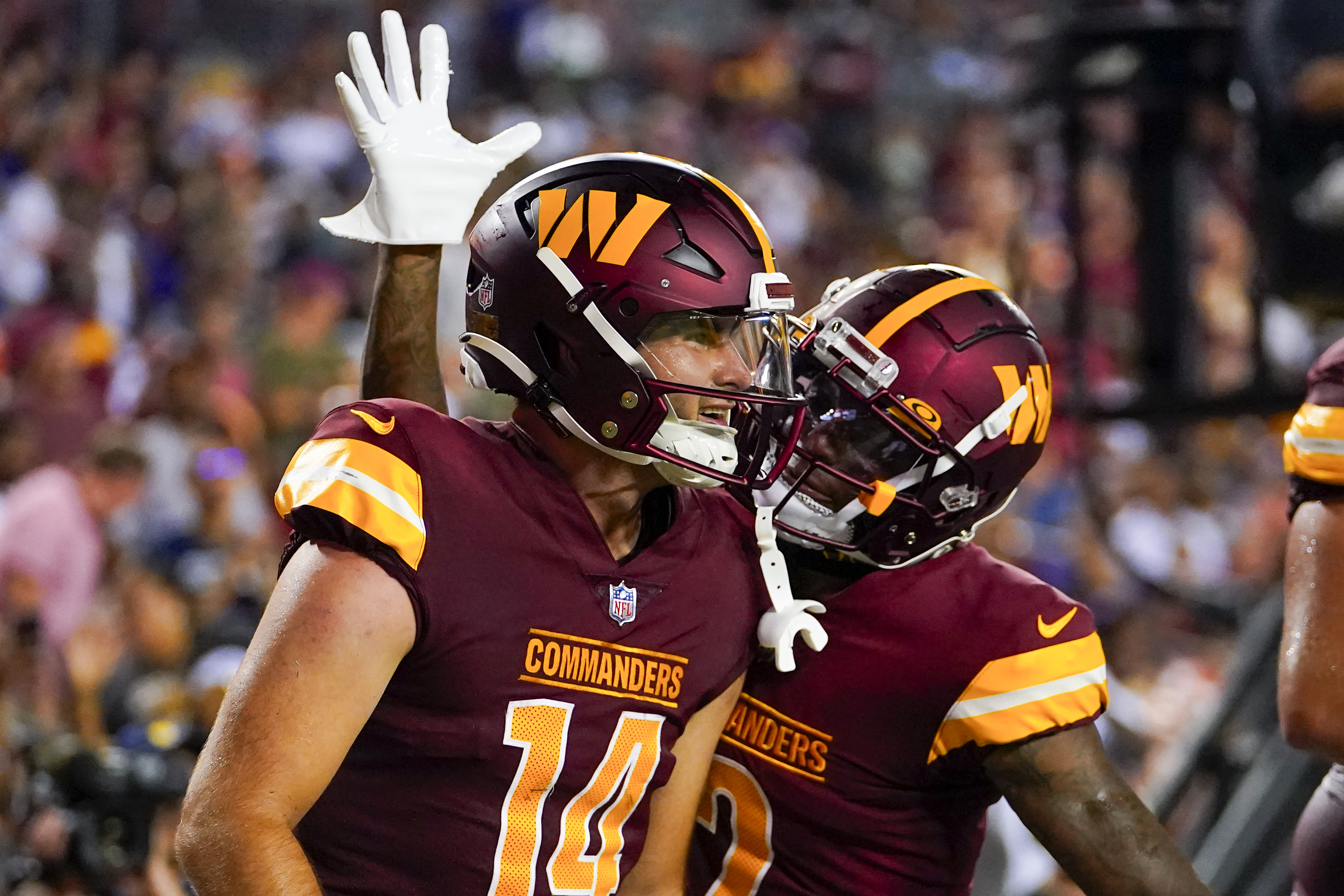 Commanders fans hit FedEx Field for first preseason home game