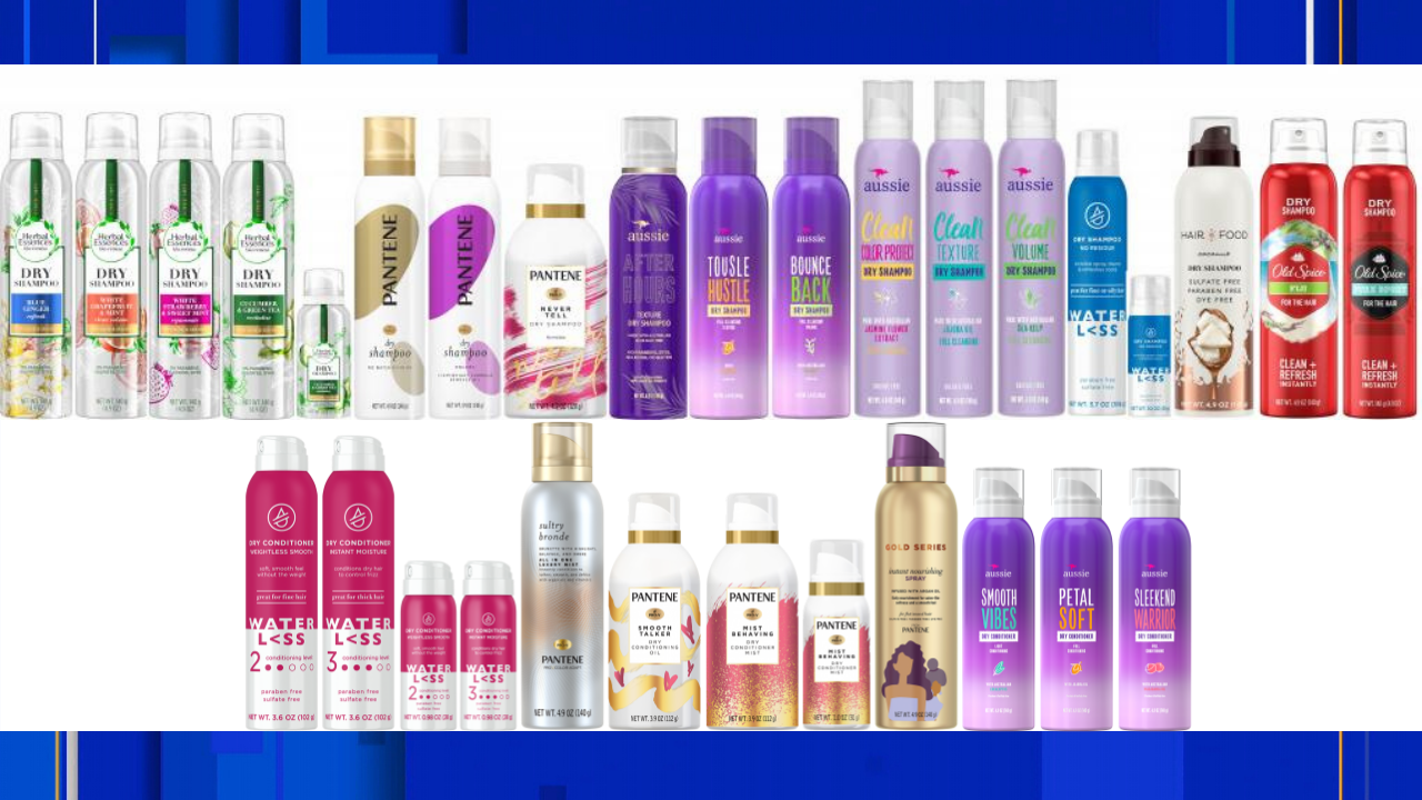 Instrument Tangle Tilintetgøre P&G voluntarily recalls 6 brands of dry shampoo due to presence of benzene