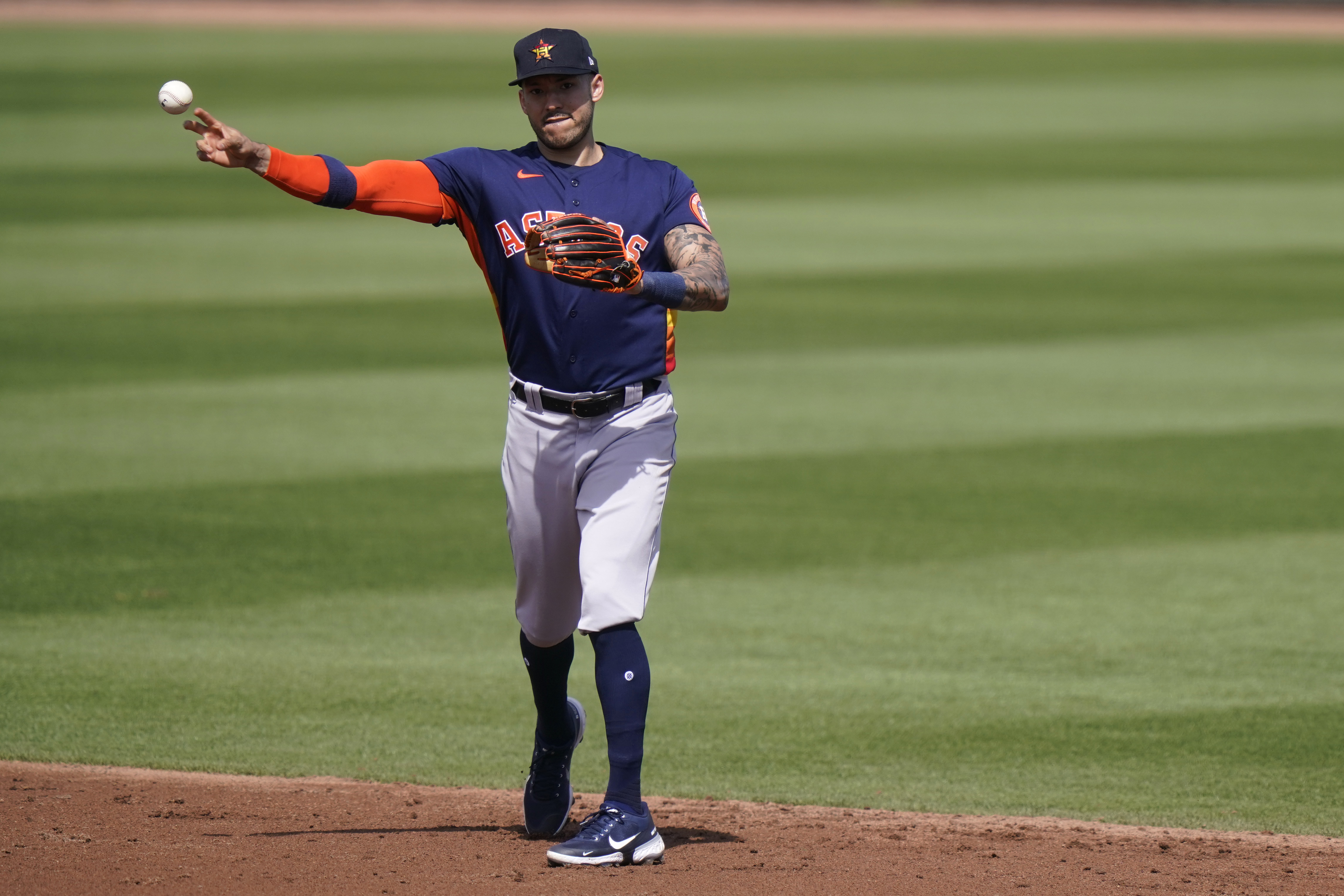 Pitchers are throwing Carlos Correa more strikes, and he is making