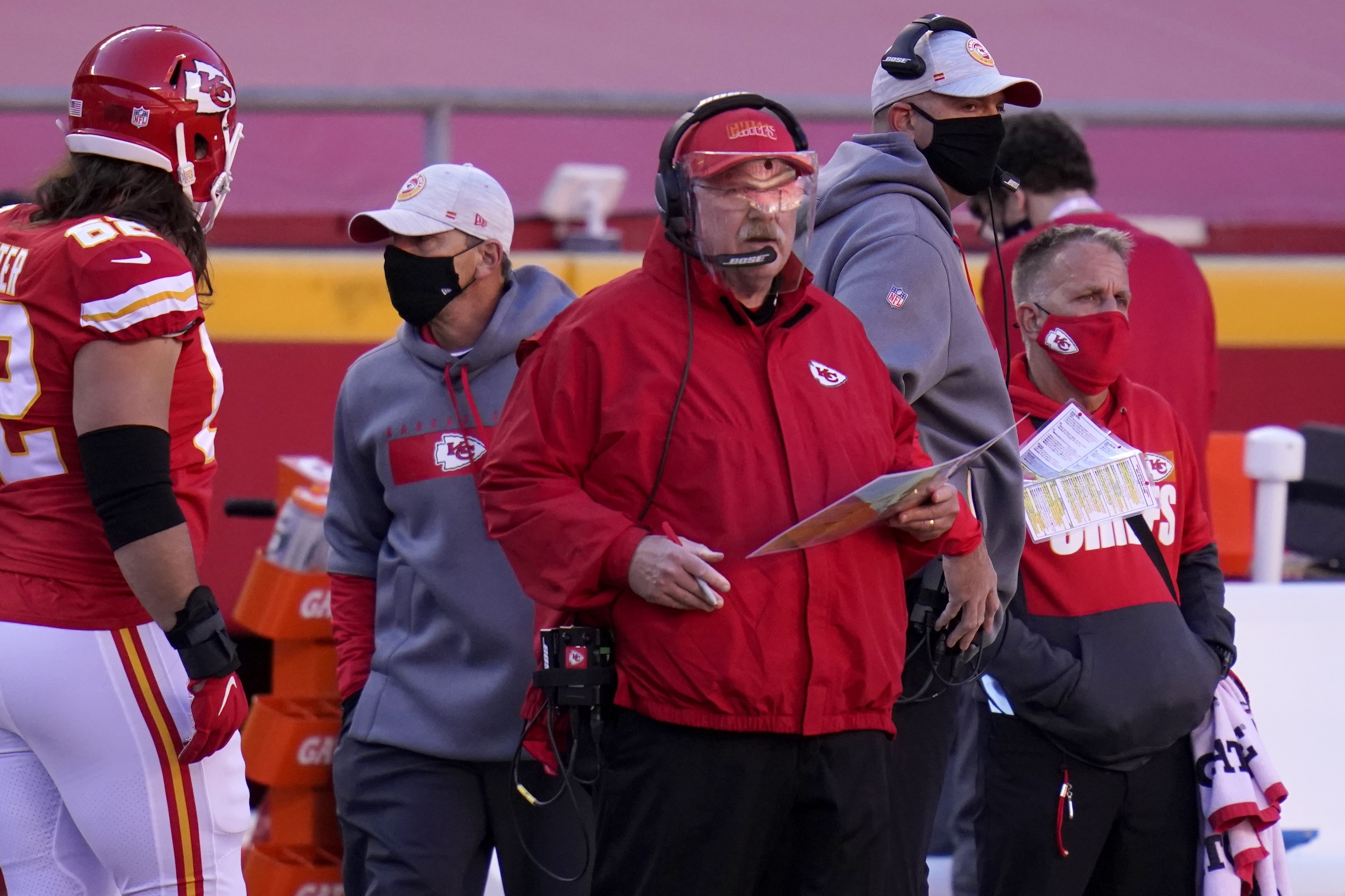 Andy Reid wears his best Tommy Bahama to celebrate Patrick Mahomes