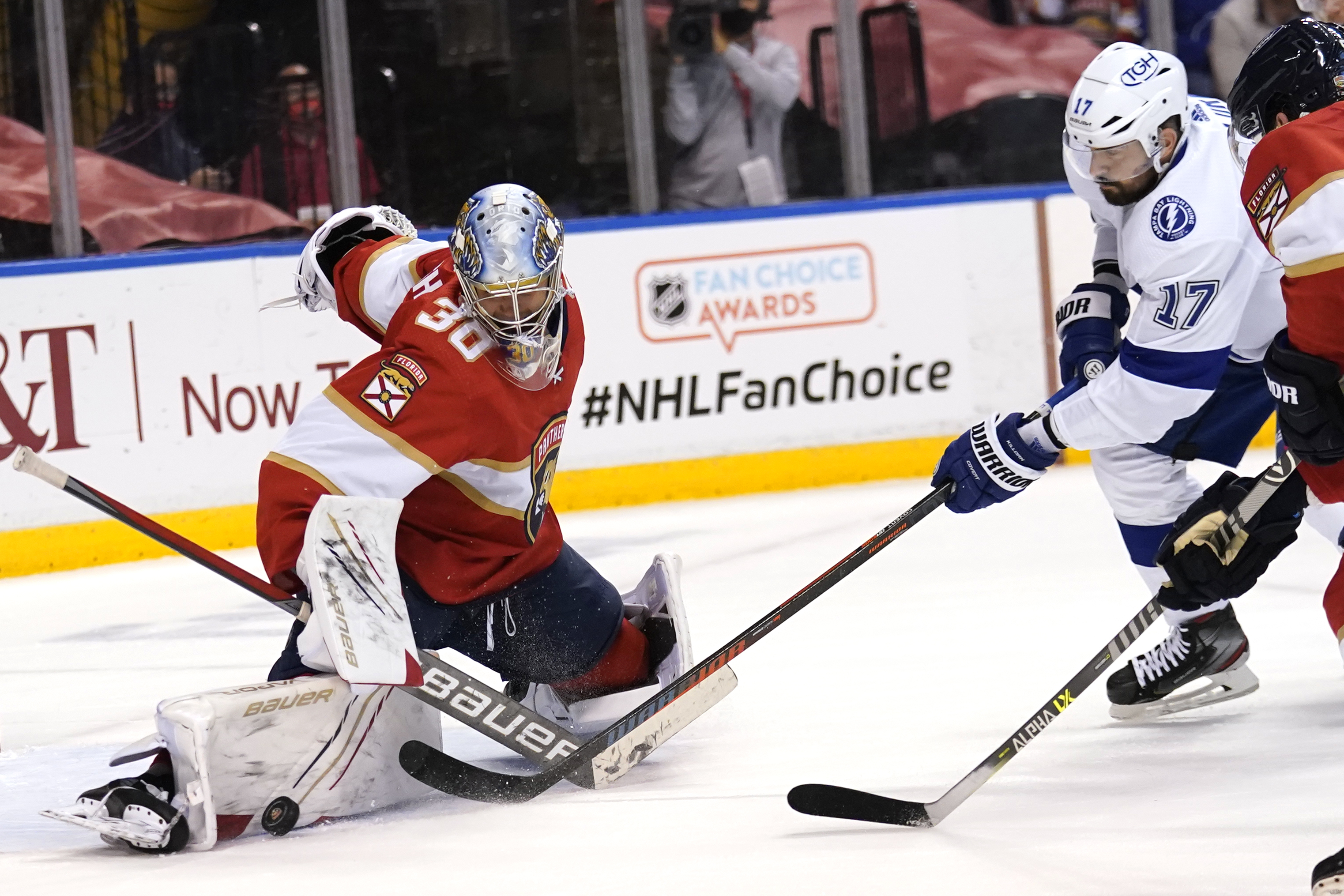 Lightning shut out Panthers 4-0, end season for Florida