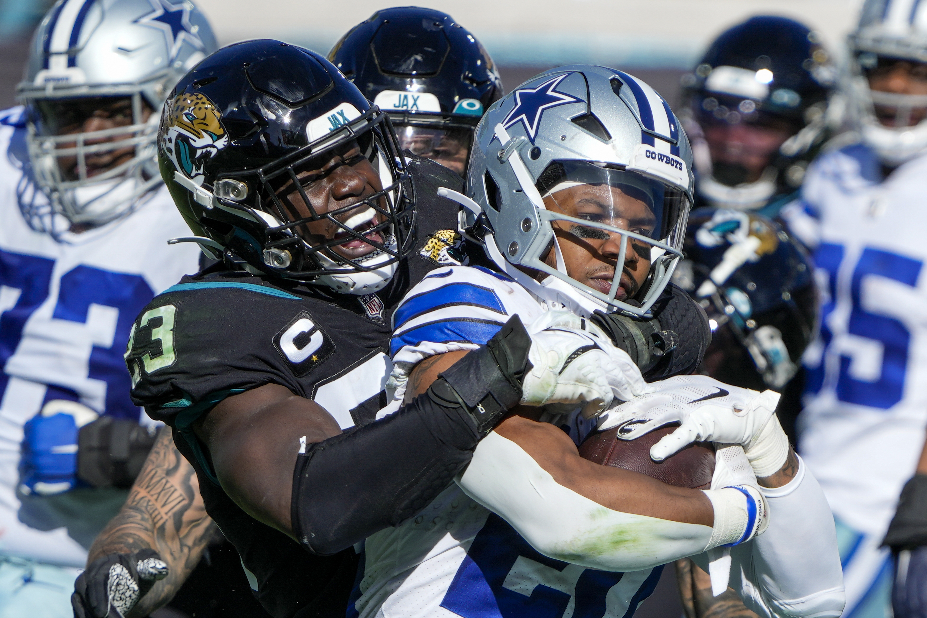 Jaguars Intercept Prescott, Stun Cowboys 40-34 in OT - Bloomberg