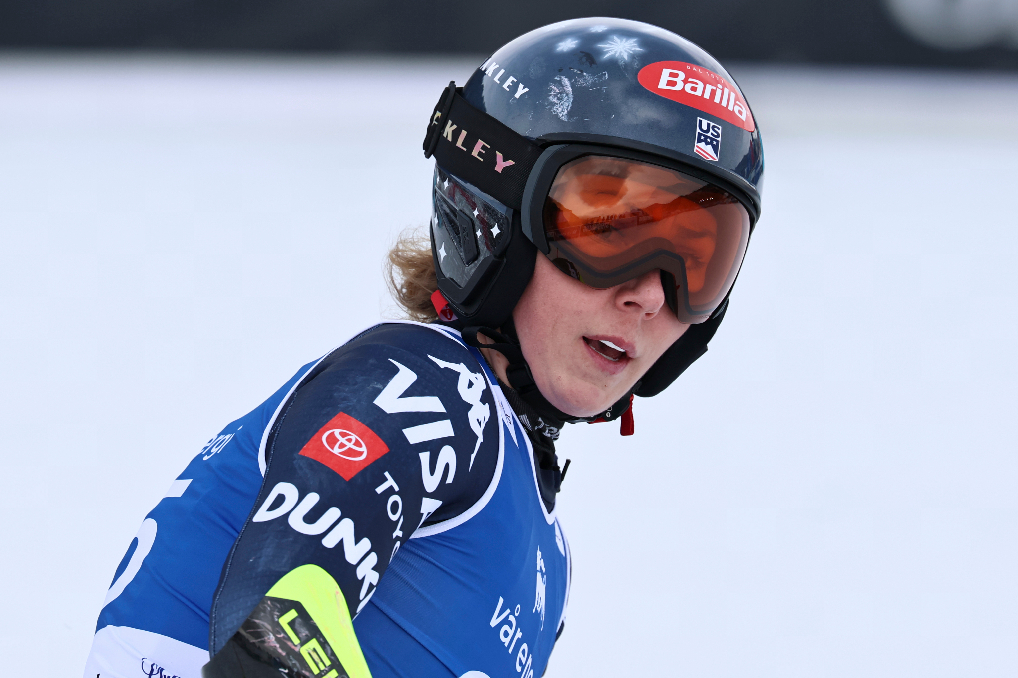 Goggia wins to lock up World Cup super-G title. Aicher further