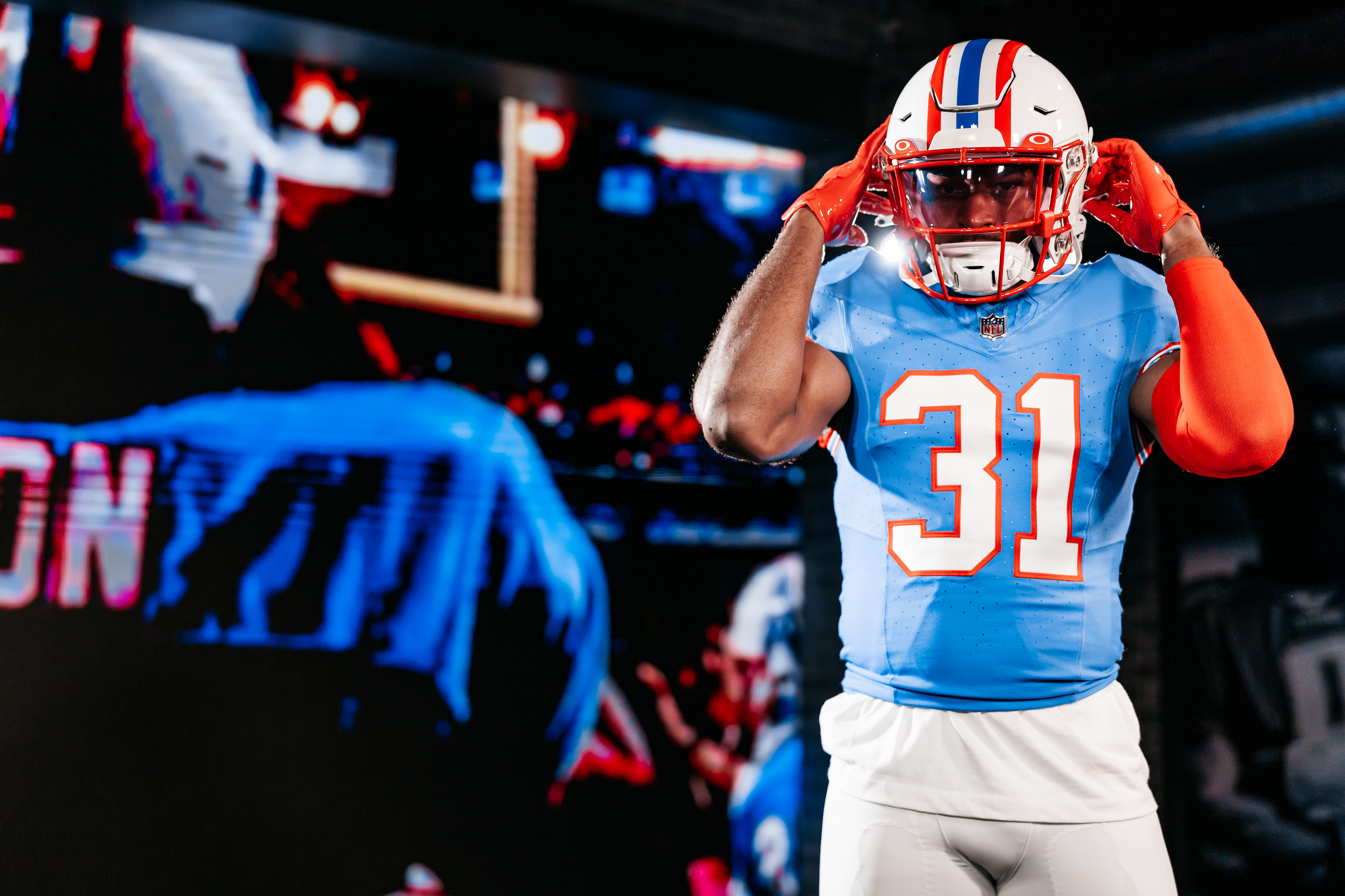 Tennessee Titans announce which 2 football games they'll wear Houston  Oilers throwback jerseys