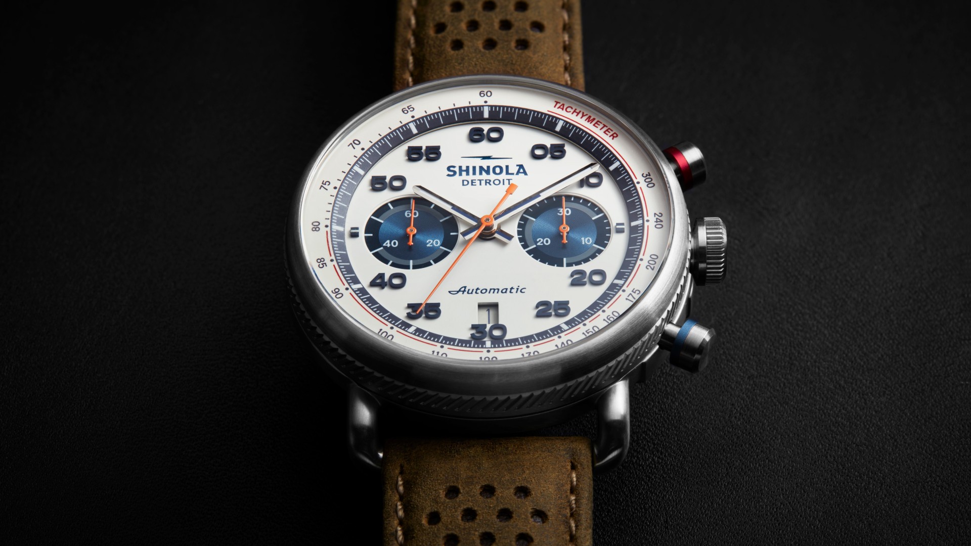 Shinola Detroit is the official timekeeper of the Chevrolet Detroit Grand Prix Presented by Lear