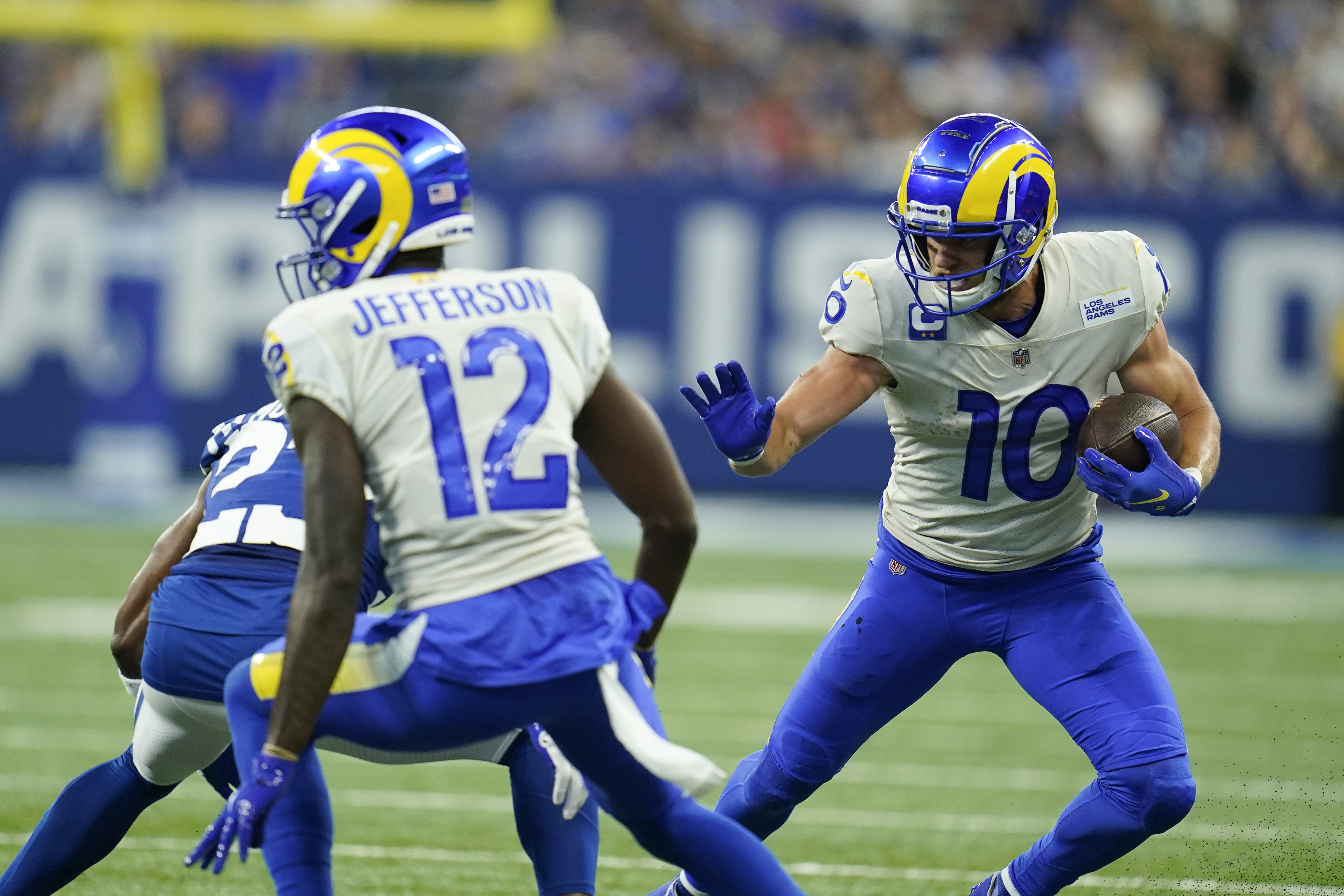 Stafford leads Rams to late scores in 27-24 win over Colts