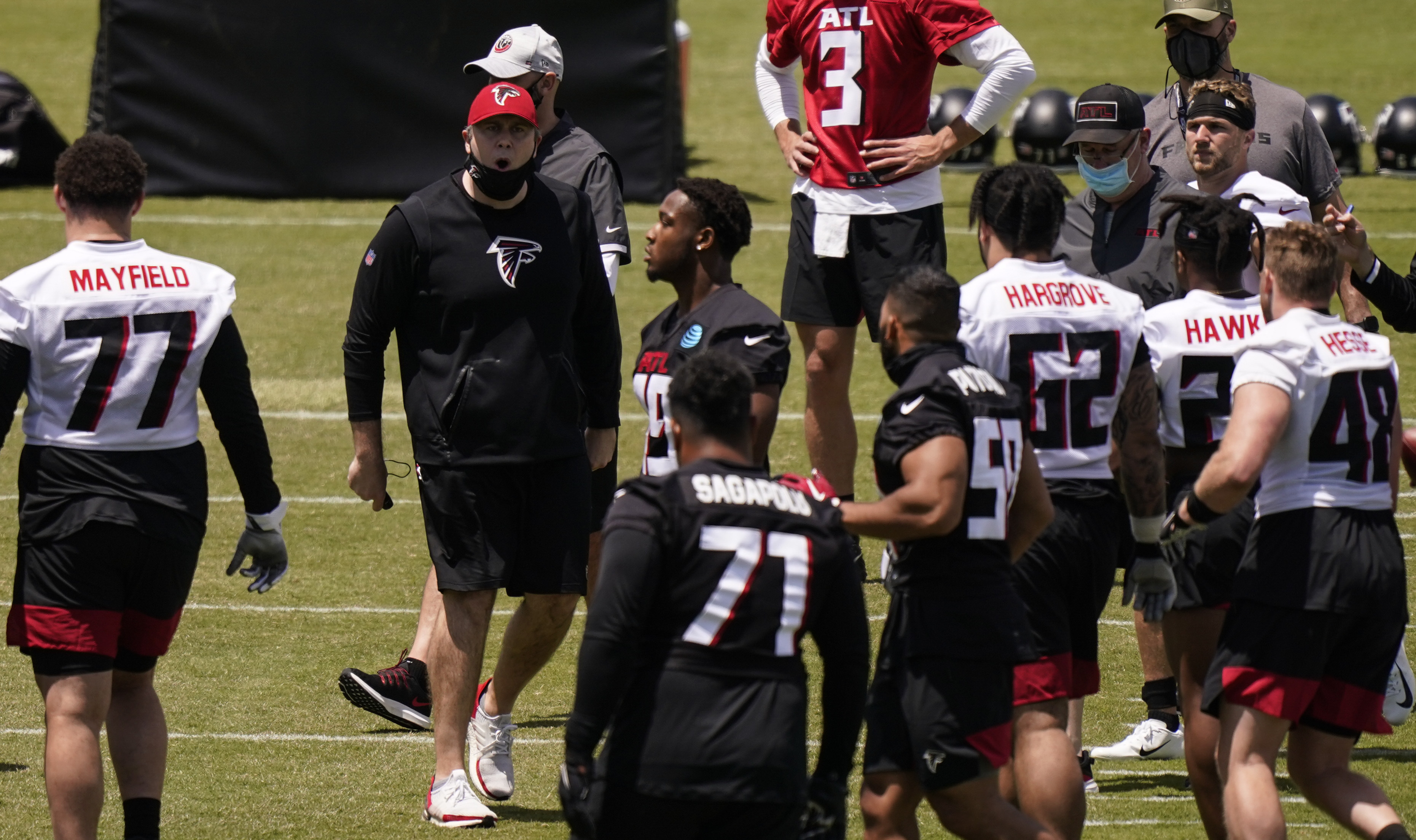 Falcons coach tight-lipped about Julio Jones' future