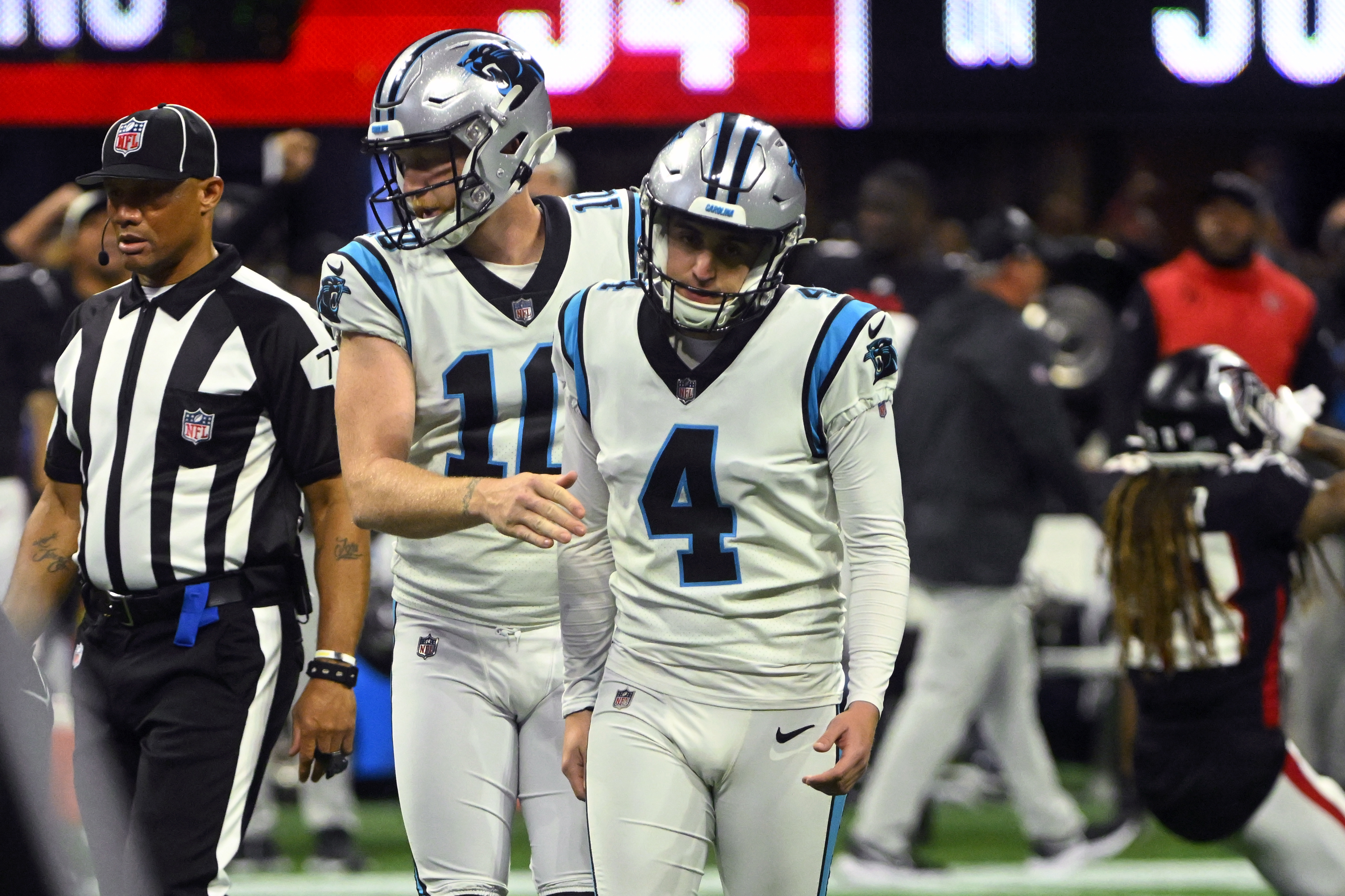 Panthers force OT vs. Falcons with 62-yard Hail Mary TD, still come up  short