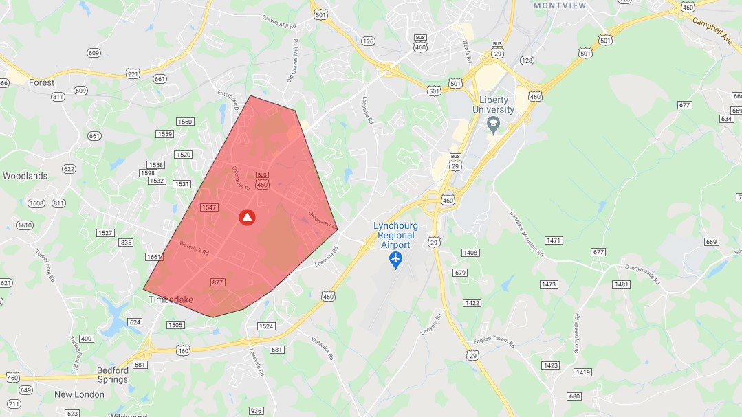 More Than 2 000 Lynchburg Area Appalachian Power Customers Without Power