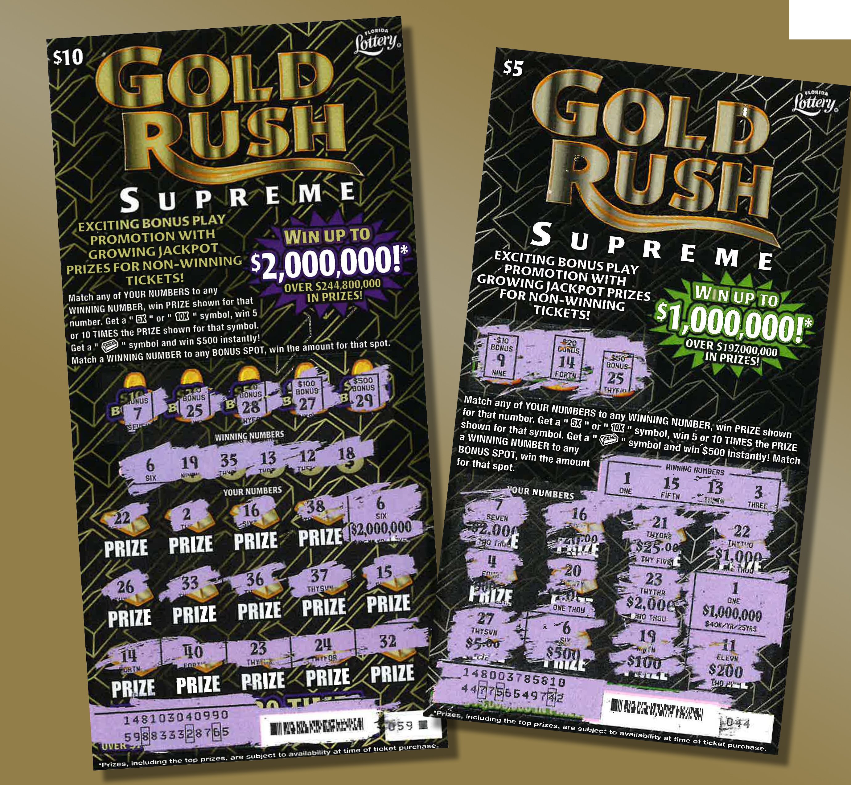 The lucky spot scratch off