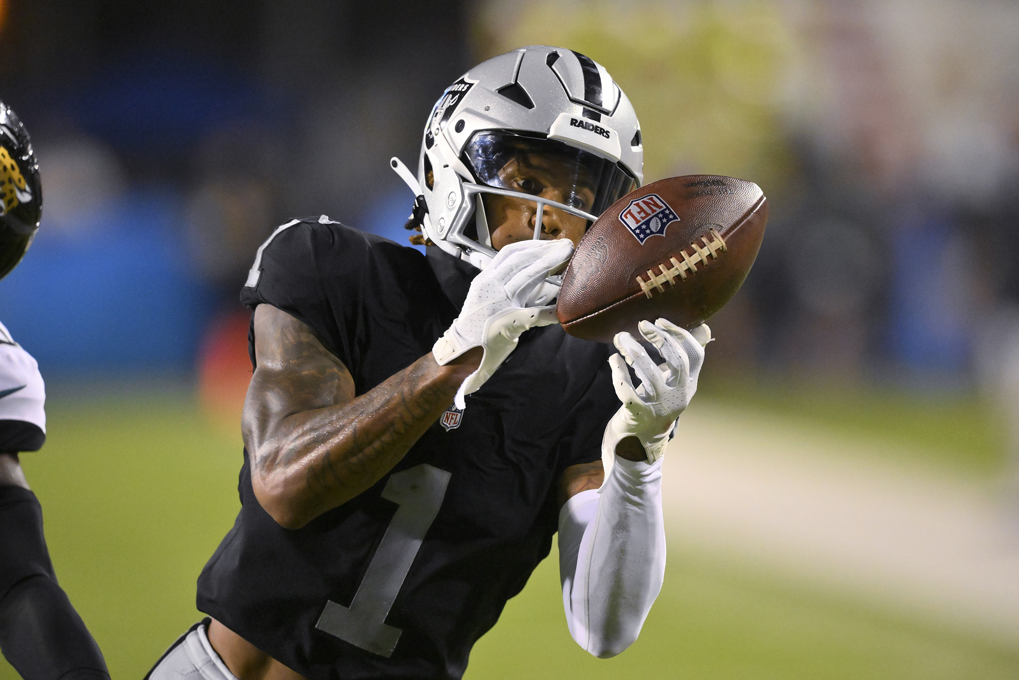 Jacksonville Jaguars wide receiver Willie Johnson (81) returns a kickoff  during the second half of an NFL preseason football game against the Pittsburgh  Steelers, Saturday, Aug. 20, 2022, in Jacksonville, Fla. (AP