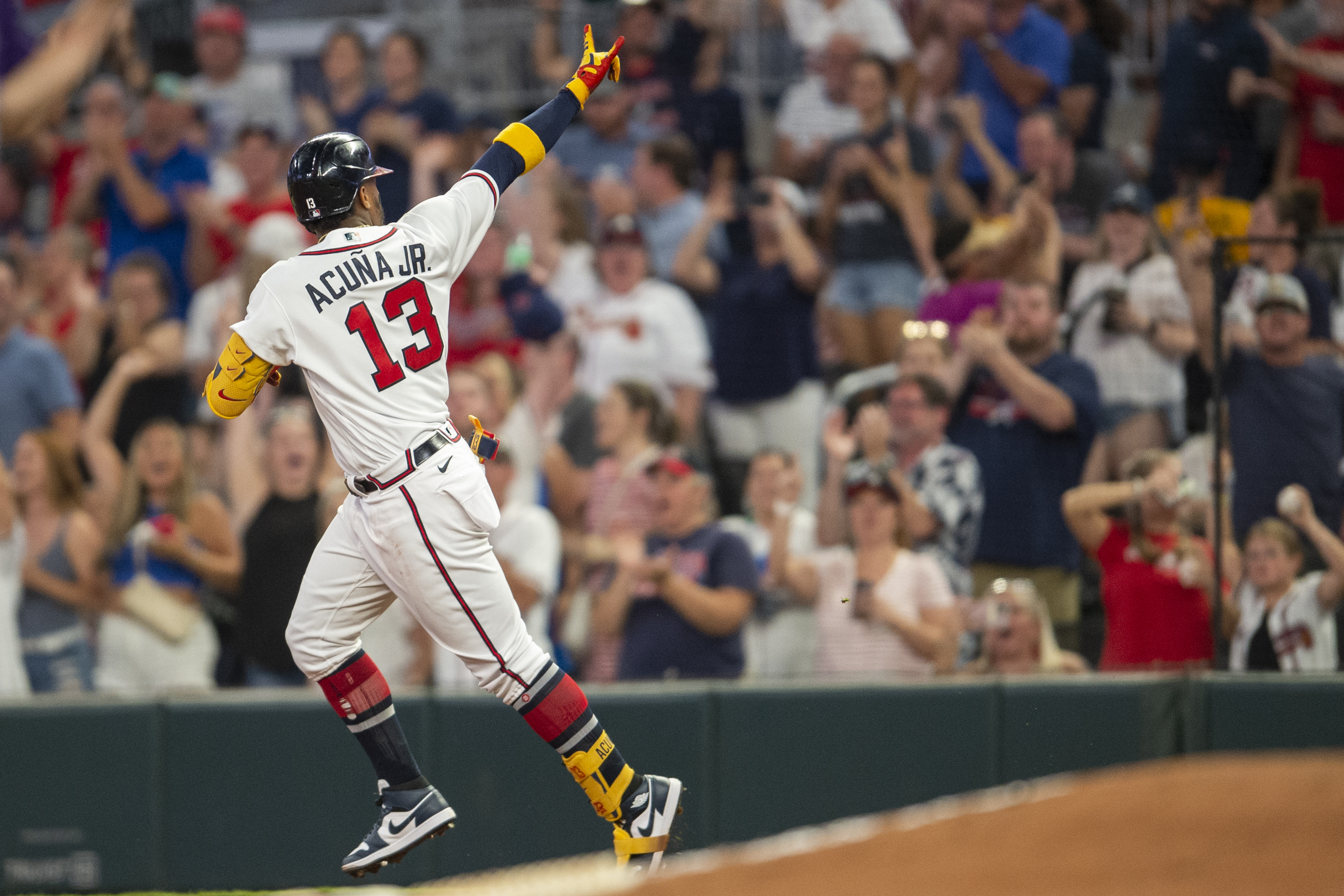 MLB Stats on X: Ronald Acuña Jr. home runs travel a LONG way. (MLB x  @GoogleCloud)  / X