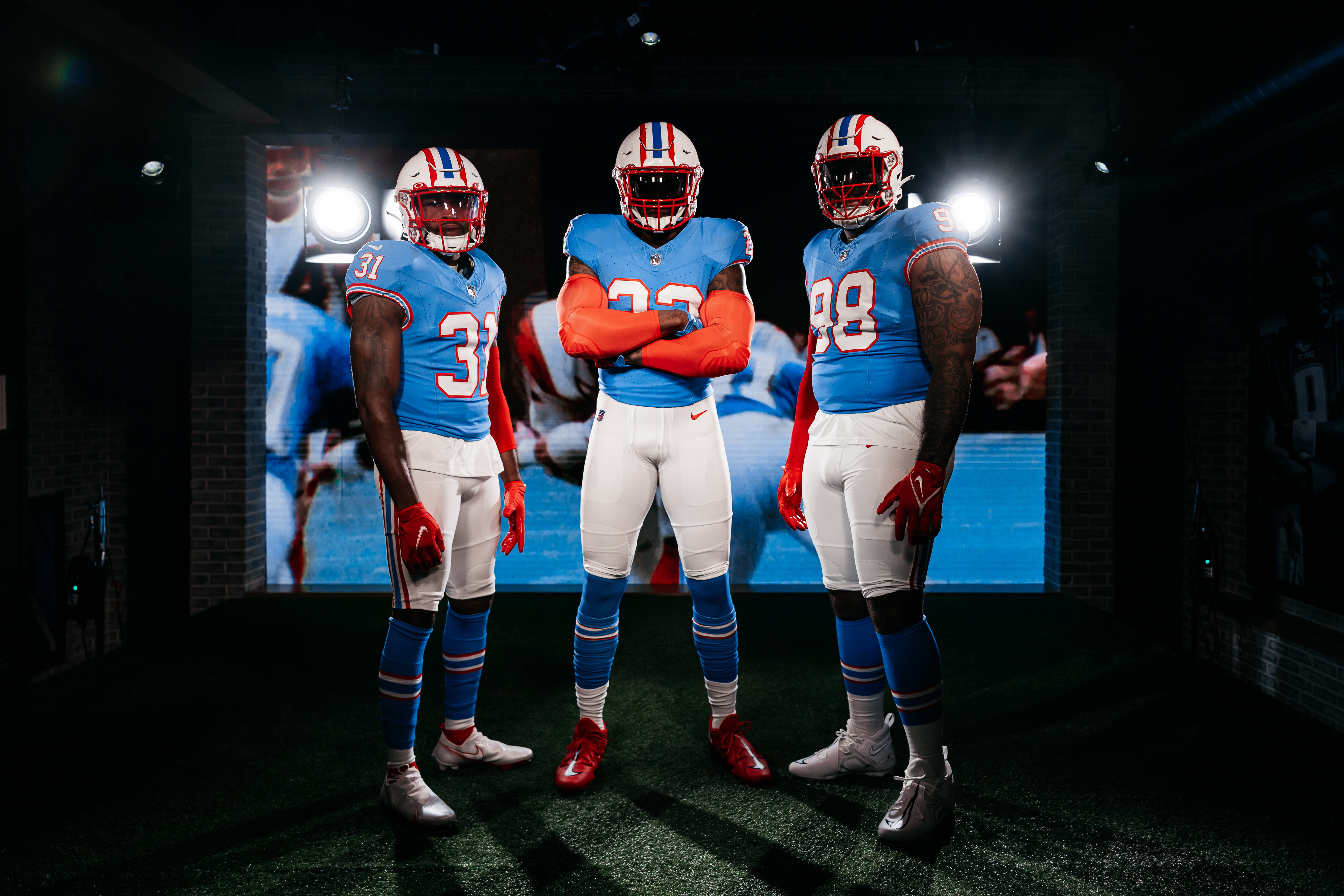 PHOTOS: The Tennessee Titans will wear throwback Oilers uniforms honoring  the team's history; do you agree?