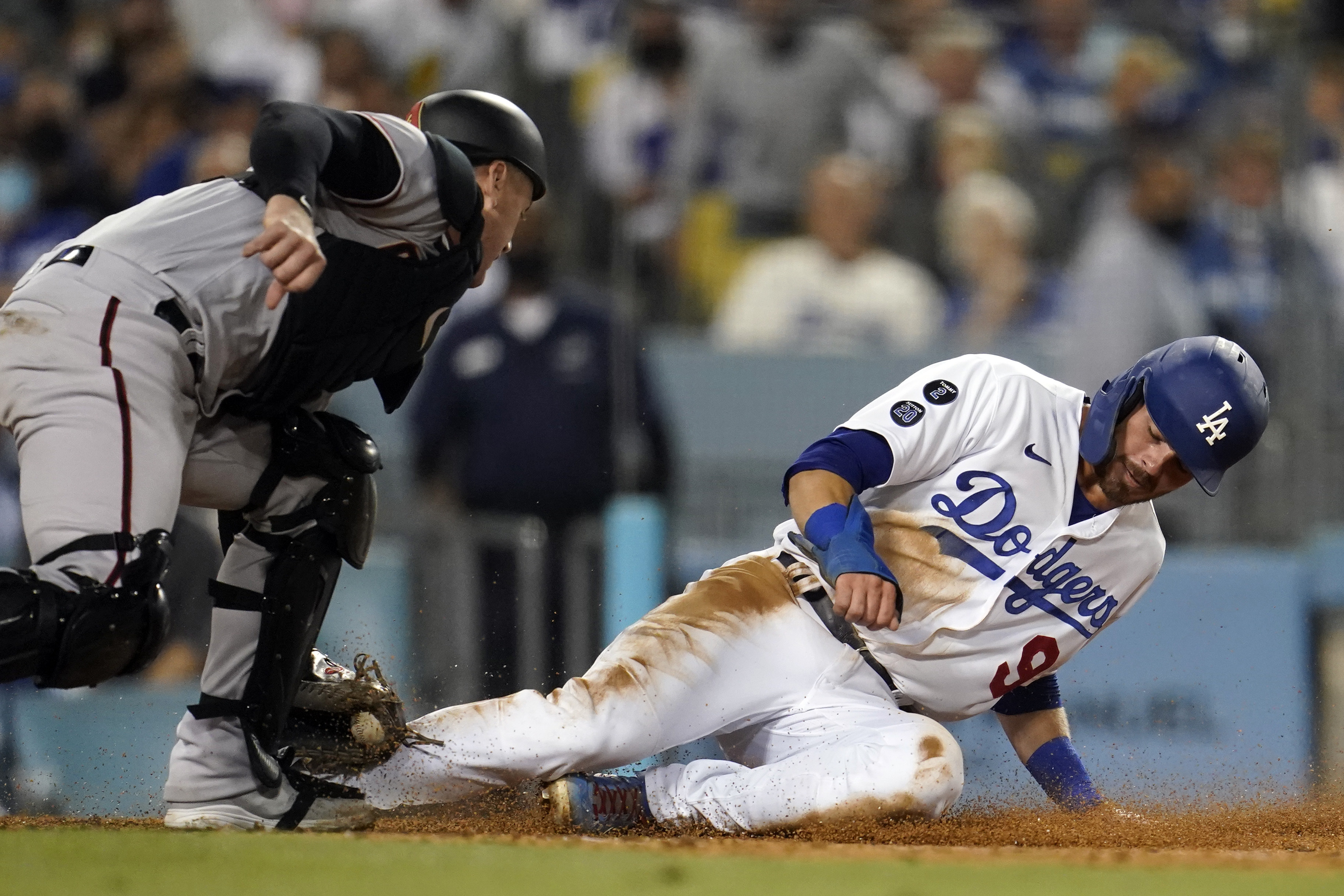 Dodgers' AJ Pollock returned from hamstring injury sooner than