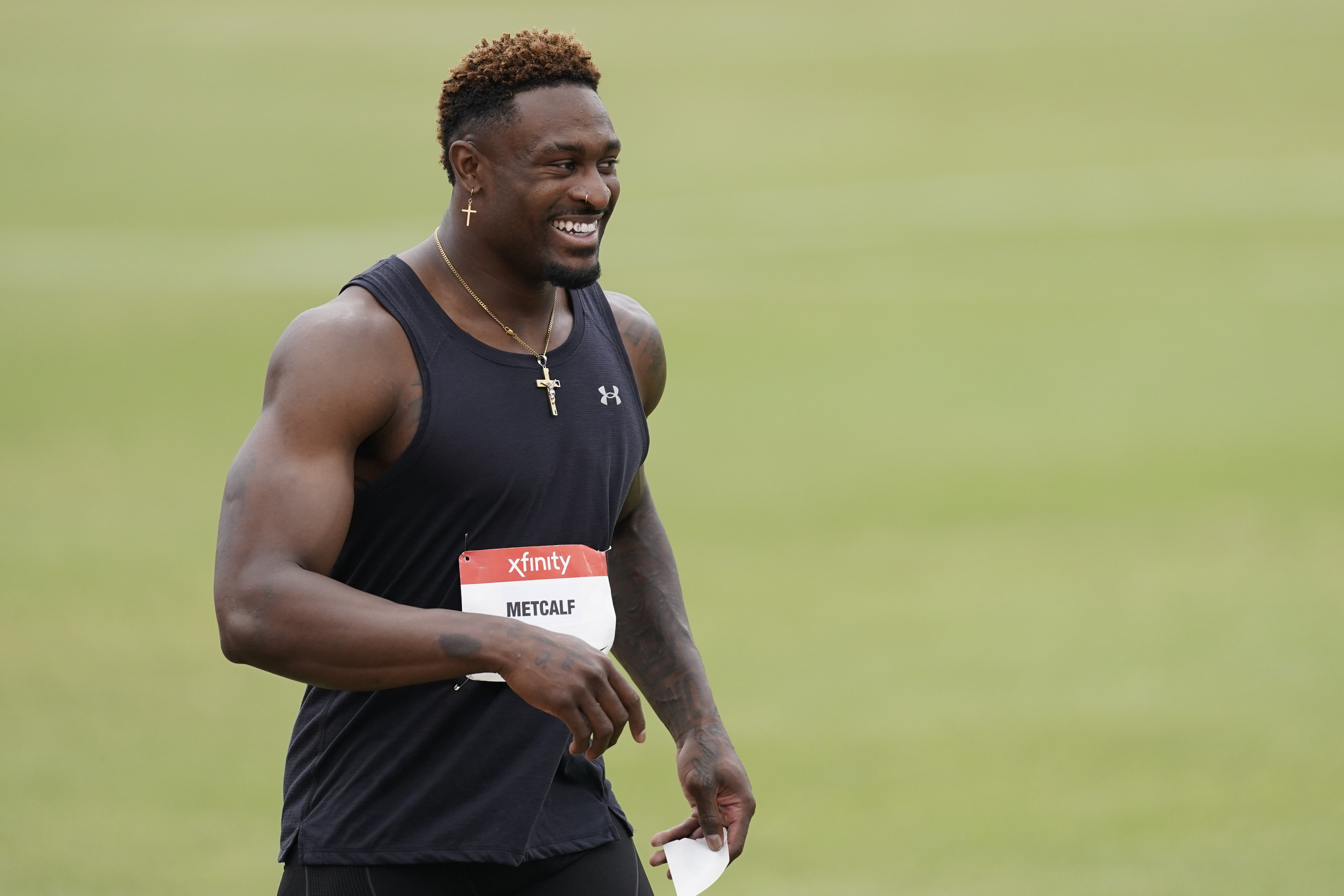 U.S. track athletes eager for DK Metcalf, NFL to experience real speed