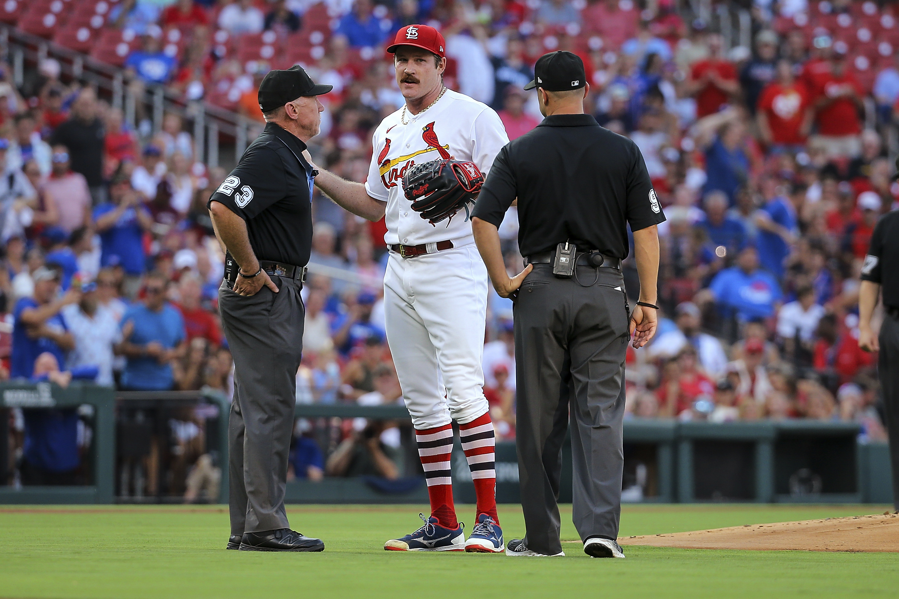 Cardinals Miles Mikolas Ejected After Bizarre Moment Against Cubs