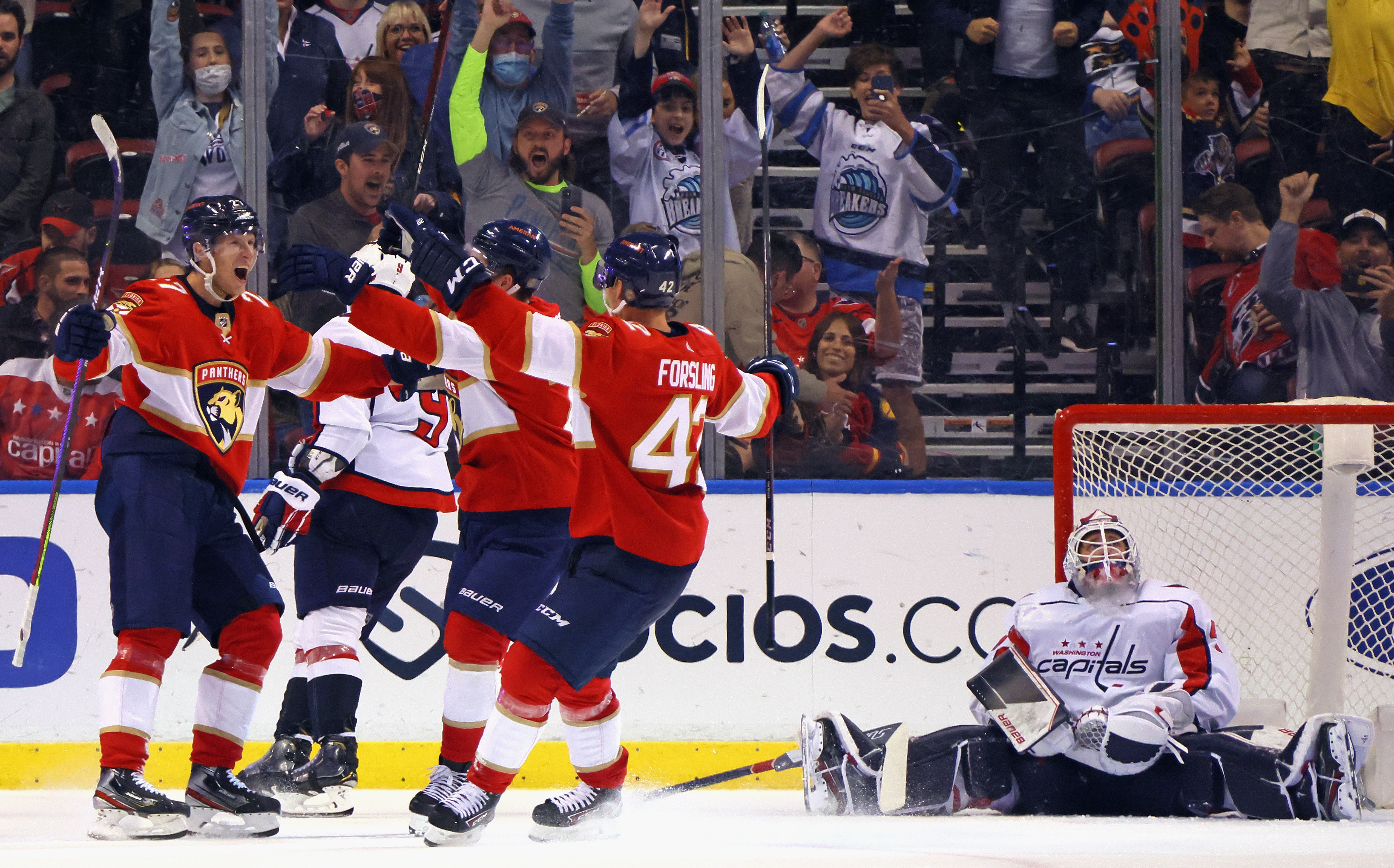 Panthers top Caps in OT for franchise's best 10-game start - WTOP News