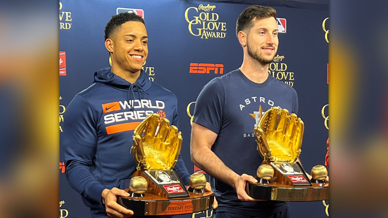 Kyle Tucker, Jeremy Peña win first Gold Glove Awards