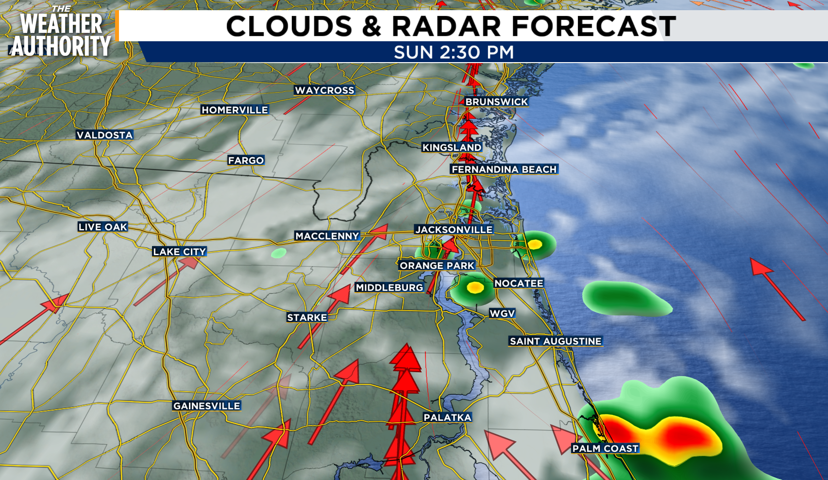 Breezy winds, mid-80s temps ahead of scattered storms in northeast