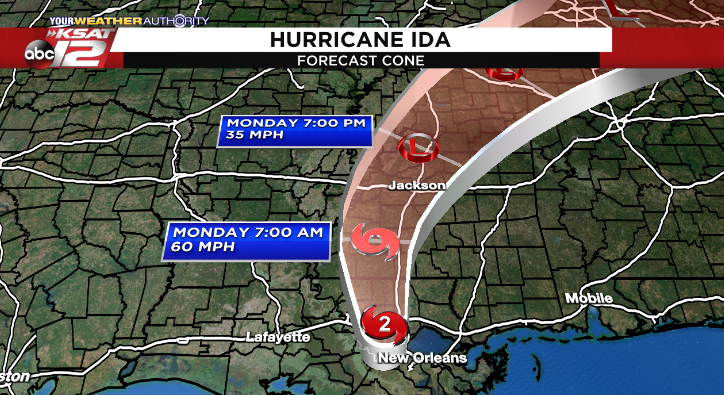 Category 4 Ida nearing the Louisiana Coast