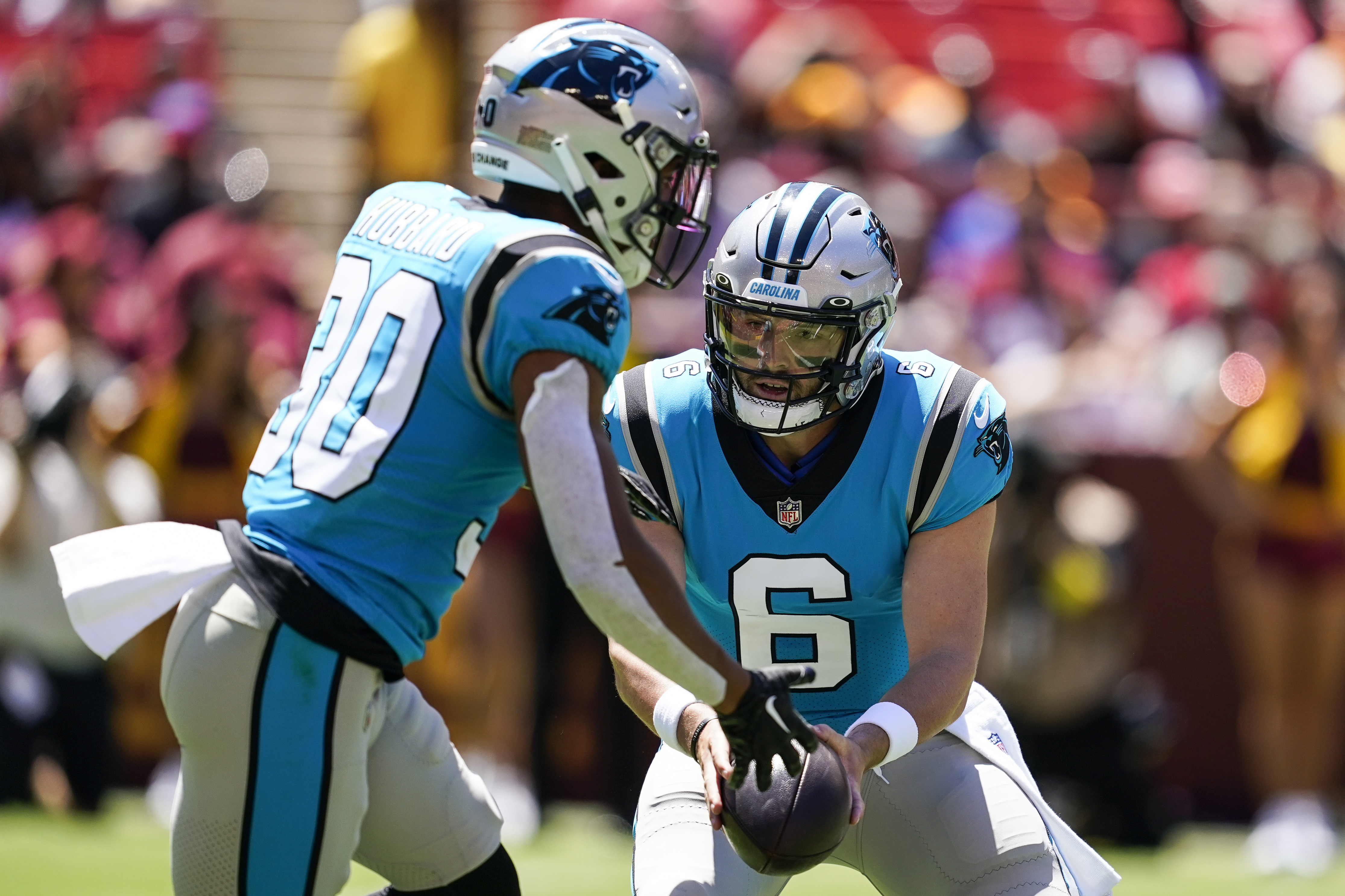 Mayfield makes Panthers debut vs Browns in season opener - The San Diego  Union-Tribune