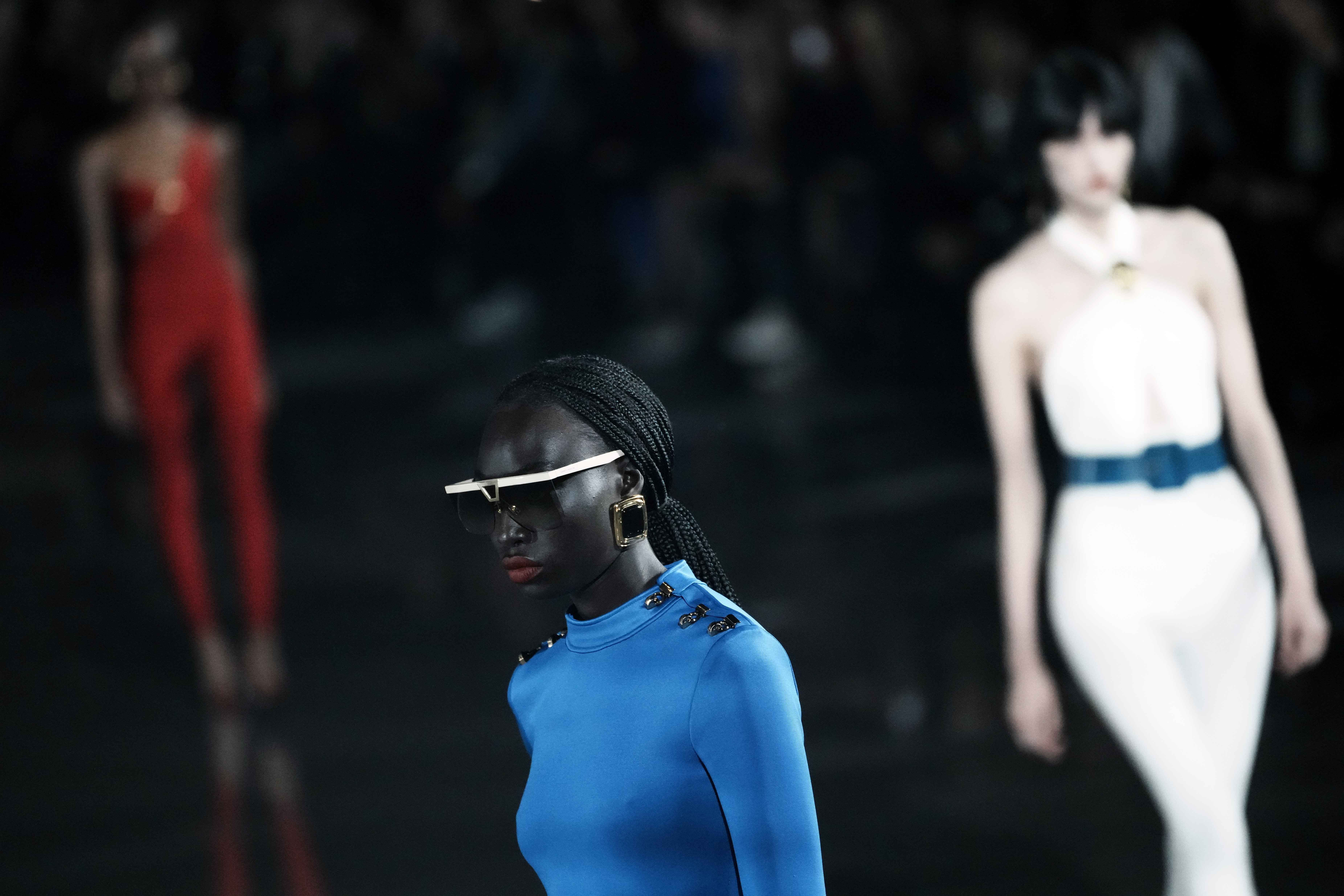 Supermodels in tow, Rousteing celebrates 10 years at Balmain