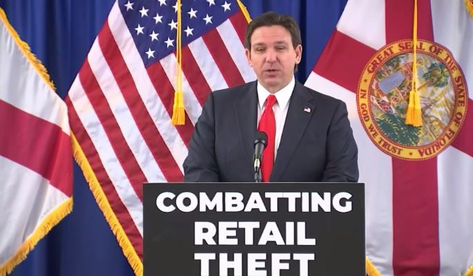 Gov. DeSantis backs new laws that would increase penalties for shoplifters,  porch pirates