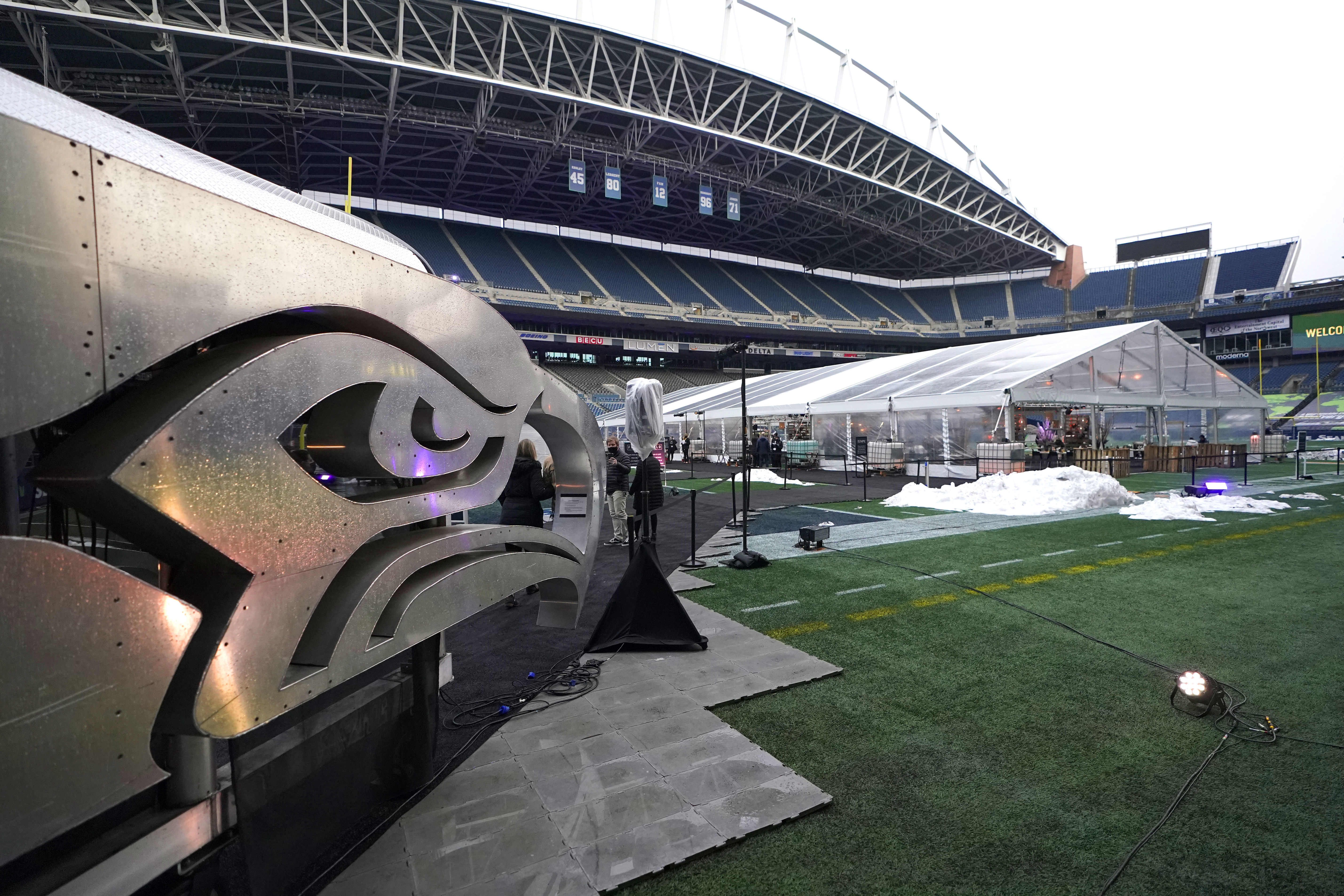 Seahawks stadium Lumen Field opens up as venue for outdoor dining in  Seattle 