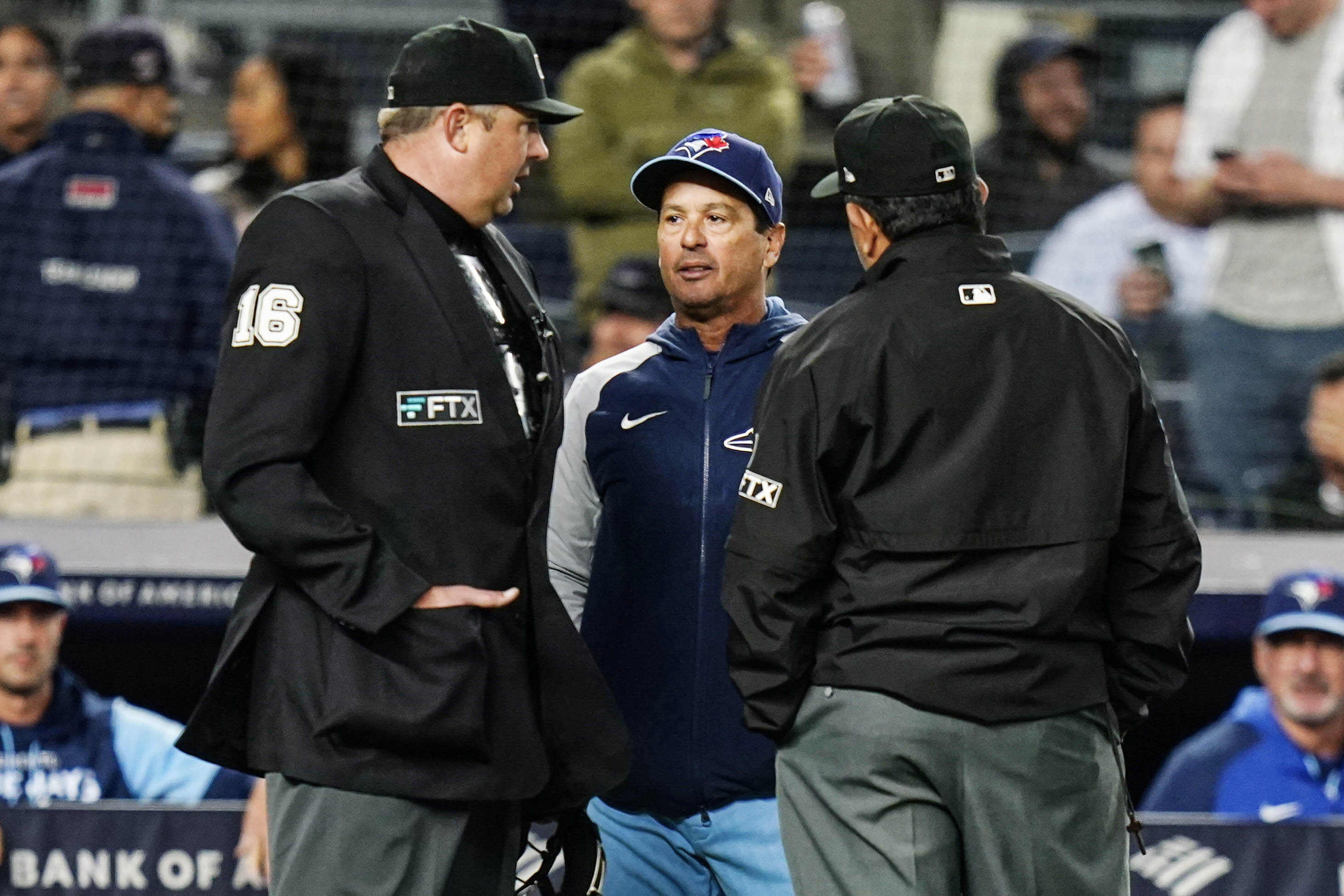 Umpire crew chief Alfonso Marquez's reasons for ejections in Blue  Jays-Yankees game