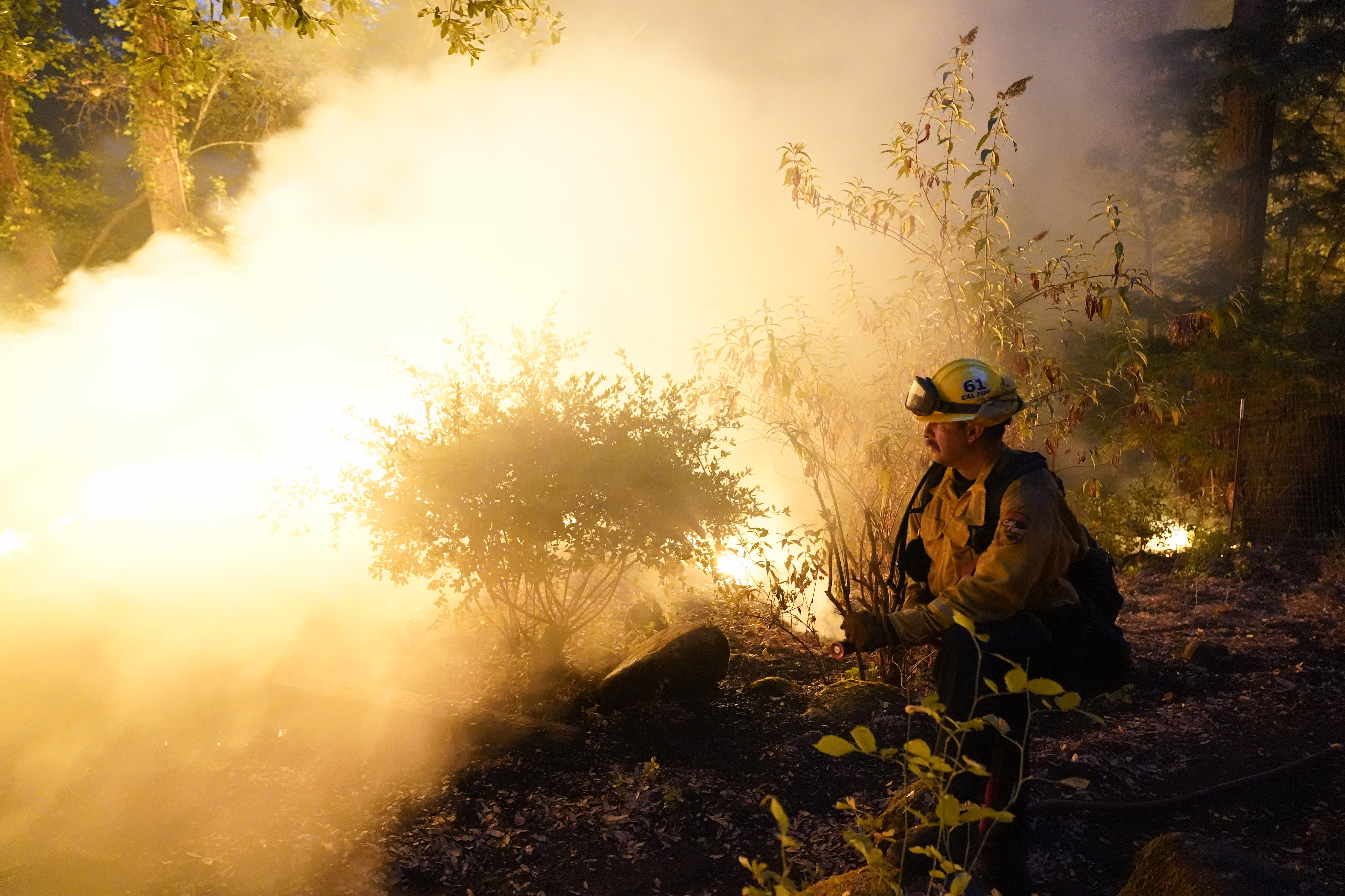 A Face Adorns A Hillside Scorched By The Lnu Lightning Complex Fires In Unincorporated Napa 