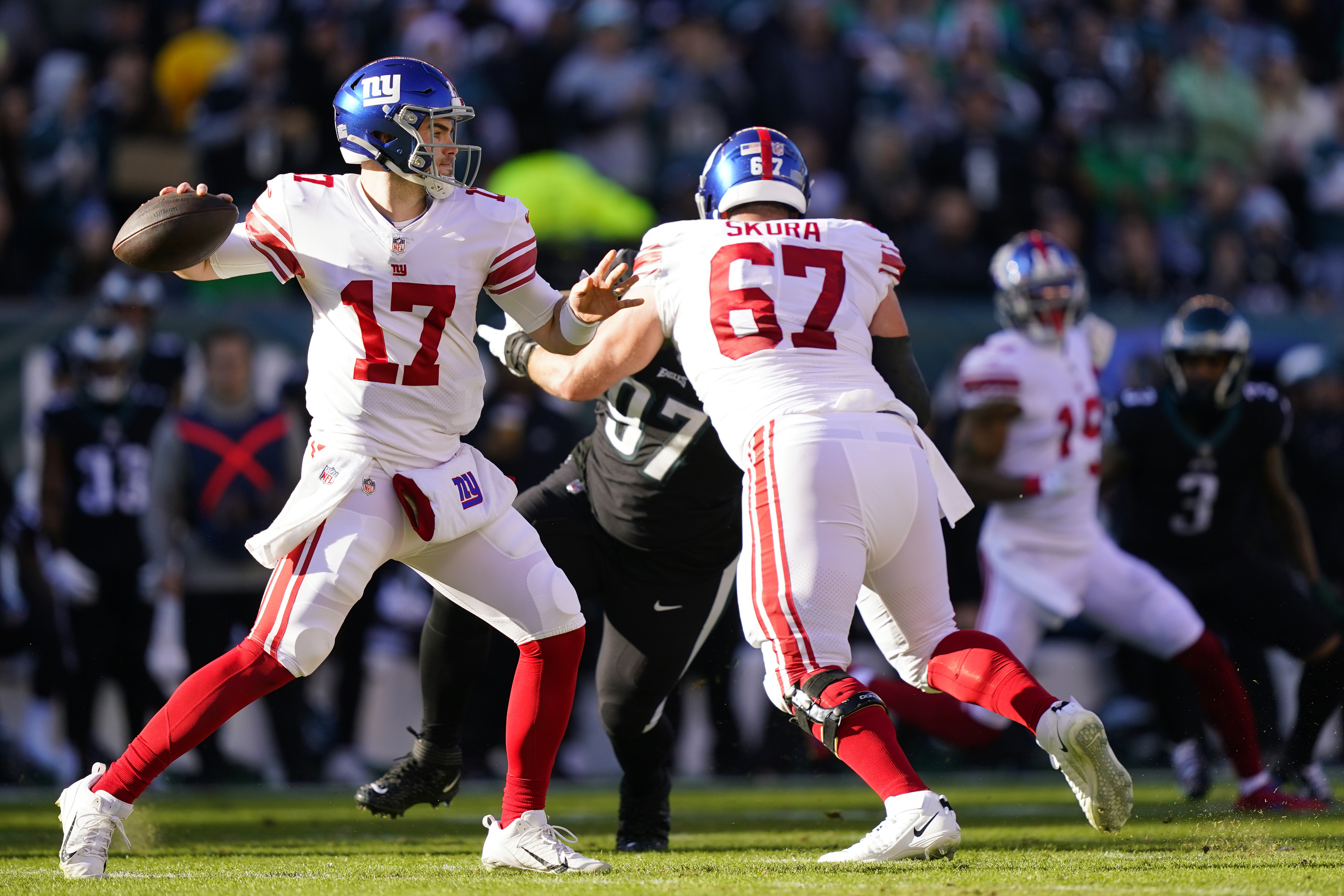 Boston Scott Touchdown Celebration v. Giants Philadelphia Eagles 8 x 10  Football Photo