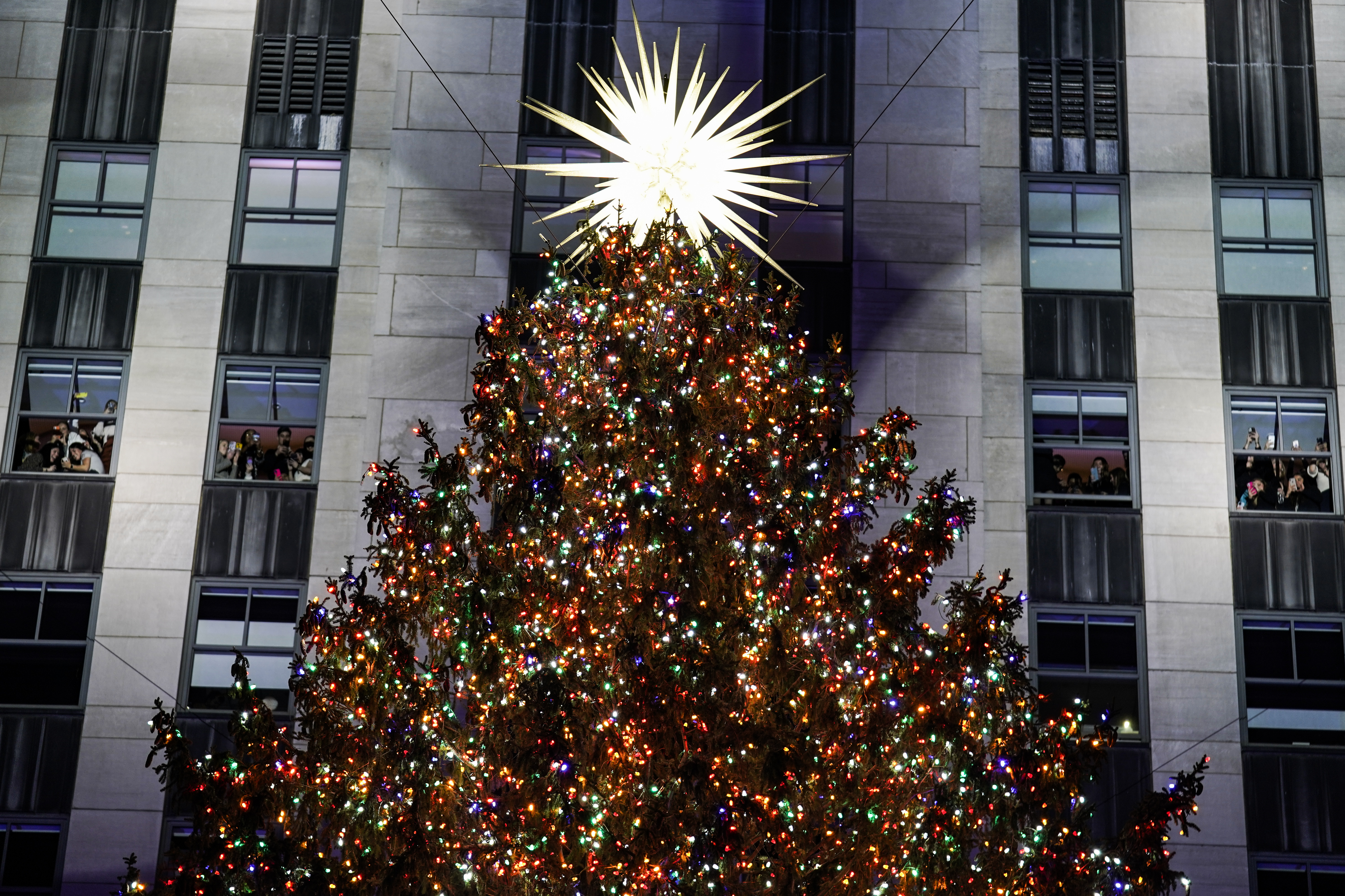 Rockin Around The Christmas Tree Rockefeller Tree Lit Up