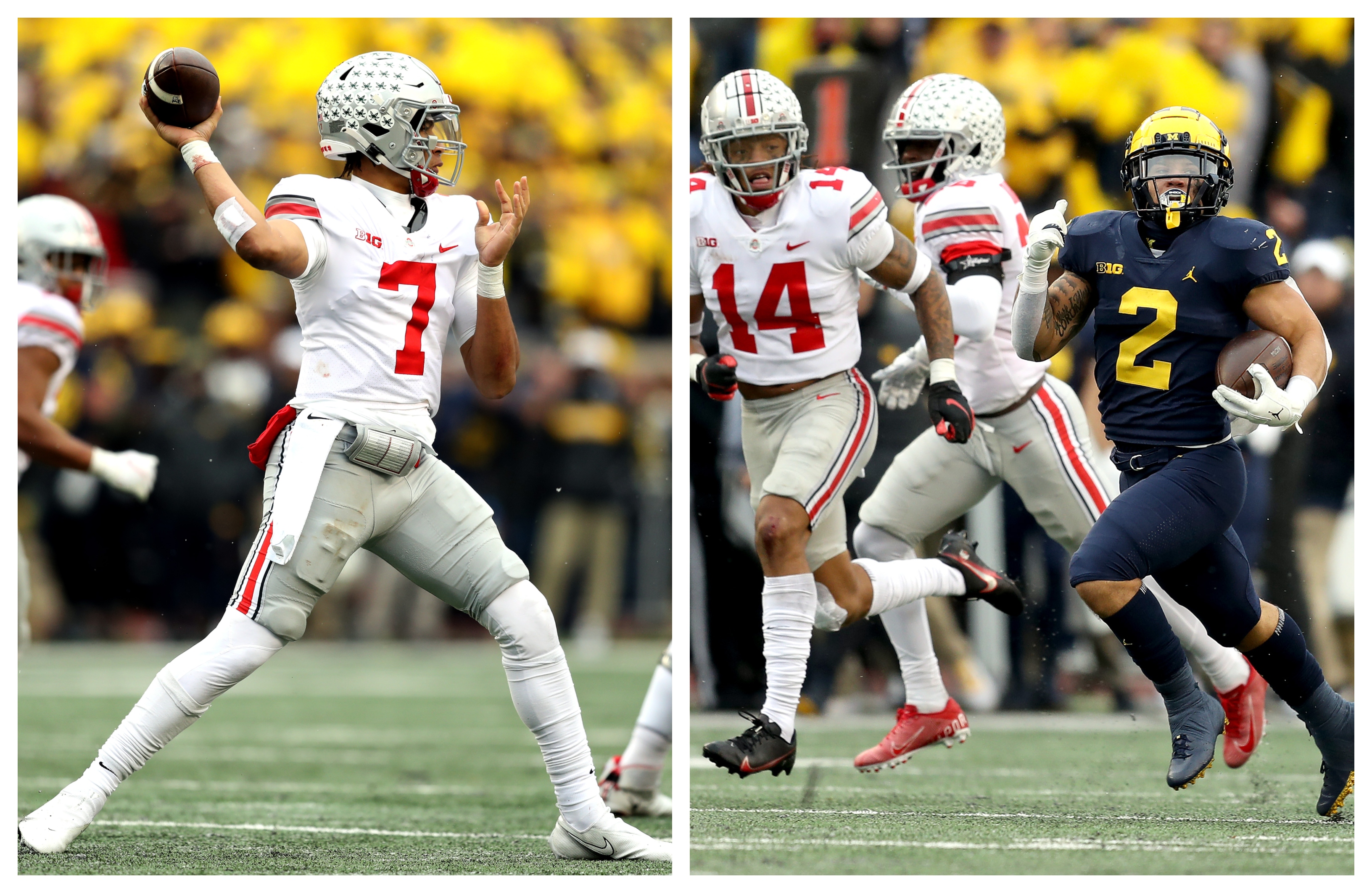 PISCATAWAY, NJ - NOVEMBER 05: Michigan Wolverines running back Donovan  Edwards (7) during the college football game against the Rutgers Scarlet  Knights on November 5, 2022 at SHI Stadium in Piscataway, New