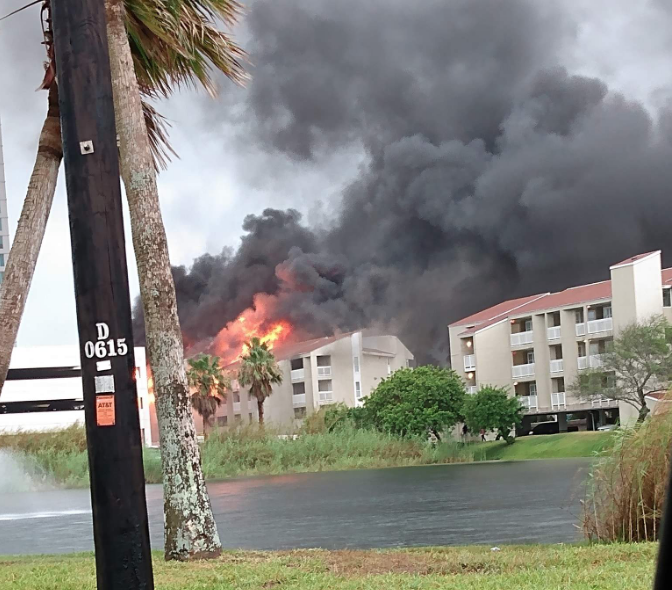 Report: Massive fire destroys condominium complex on South Padre Island