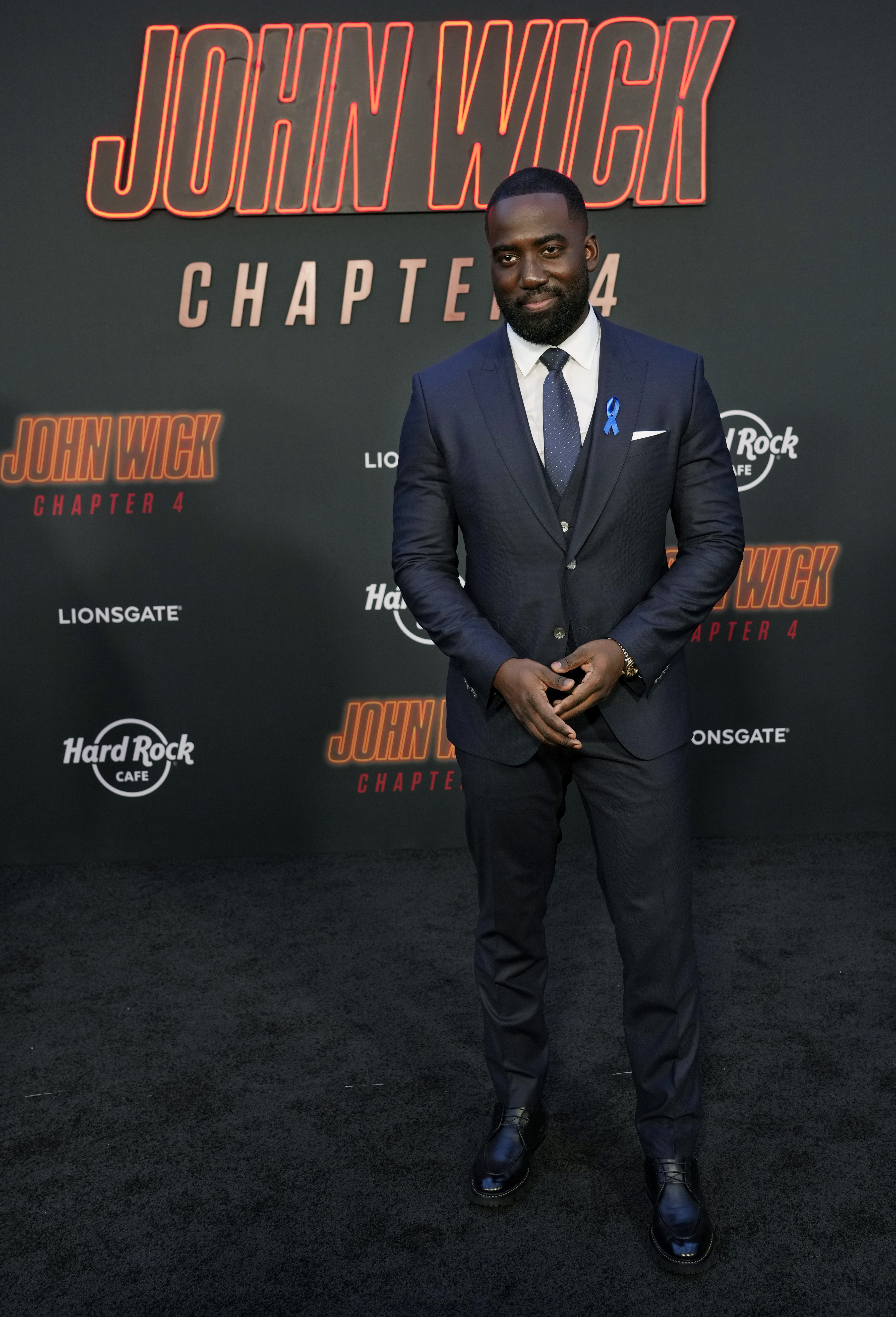 Keanu Reeves honors Lance Reddick at 'John Wick: Chapter 4' premiere