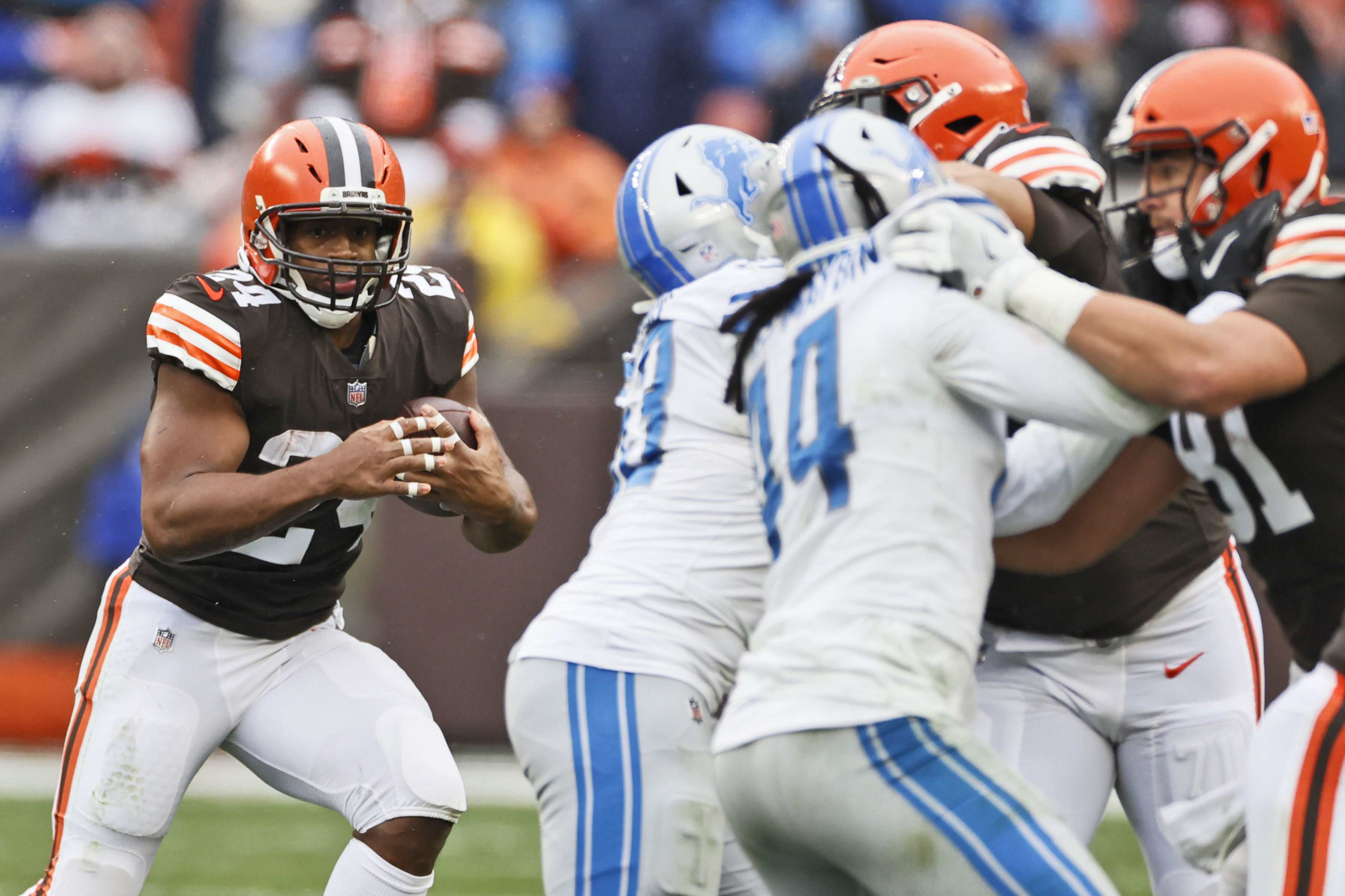Lions remain winless after 13-10 loss in Cleveland
