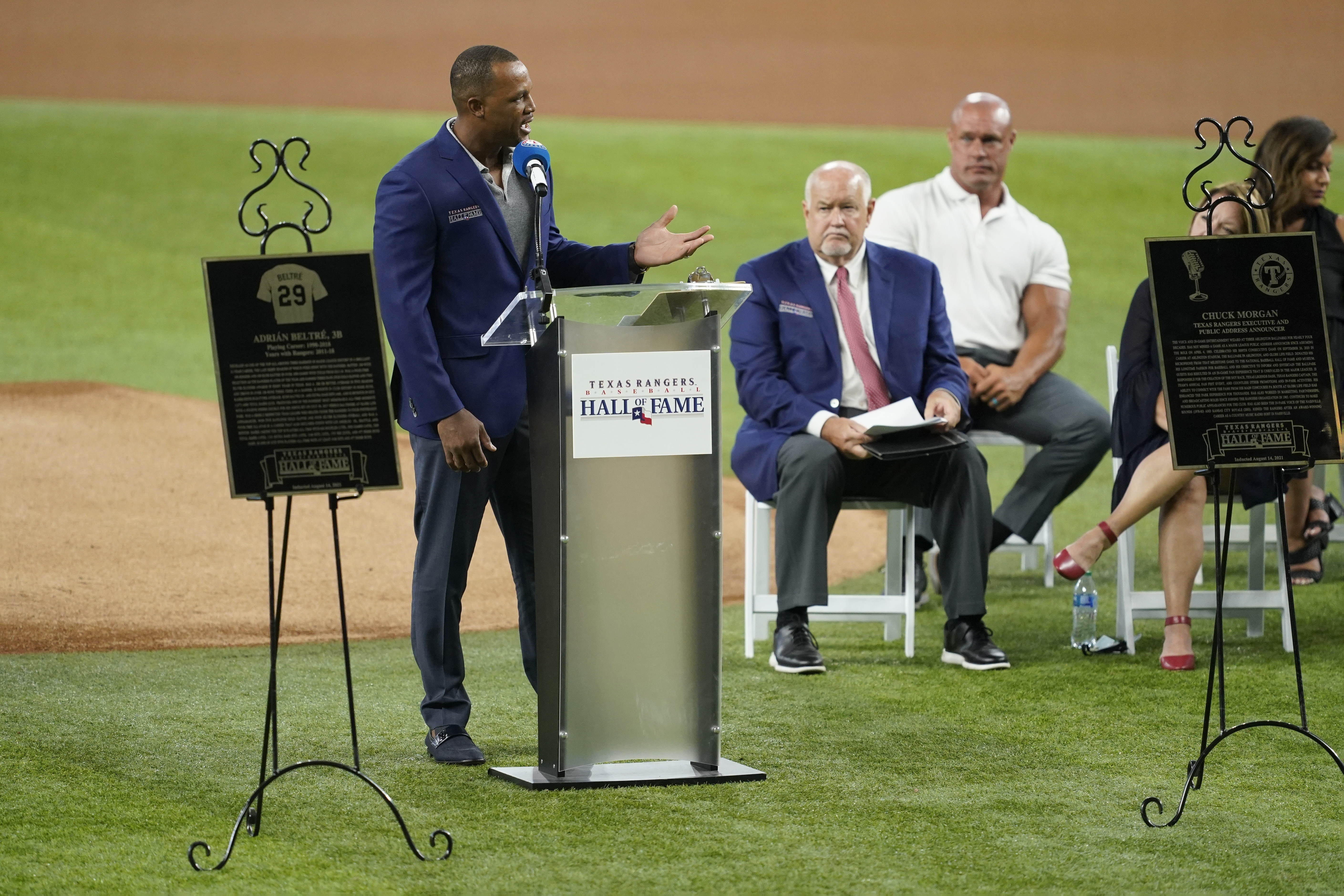Congrats to Chuck Morgan and Adrian Beltre on your induction into