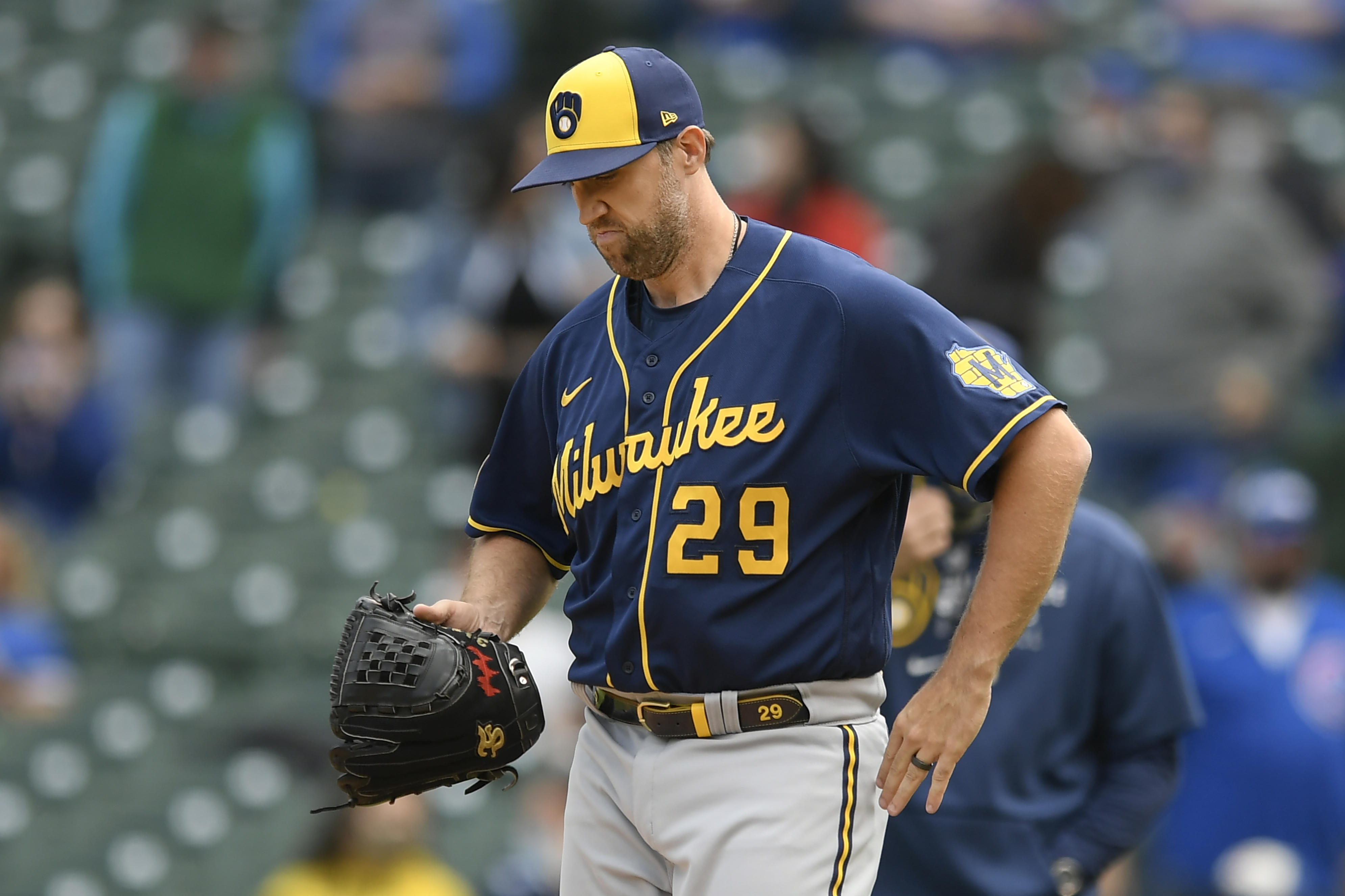 Craig Counsell 2020 Team-Issued Road Grey Jersey