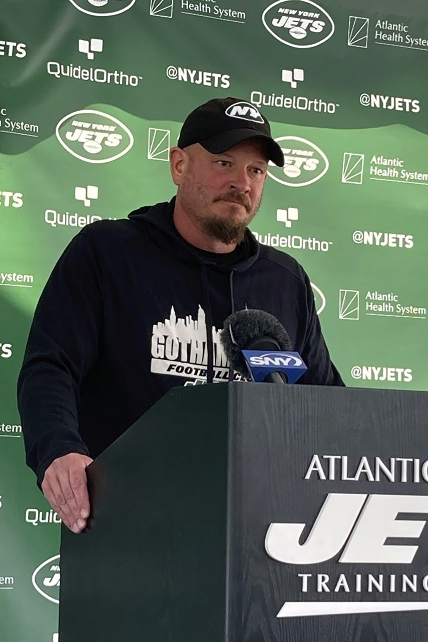 Jets' Nathaniel Hackett responds to Broncos HC's harsh words