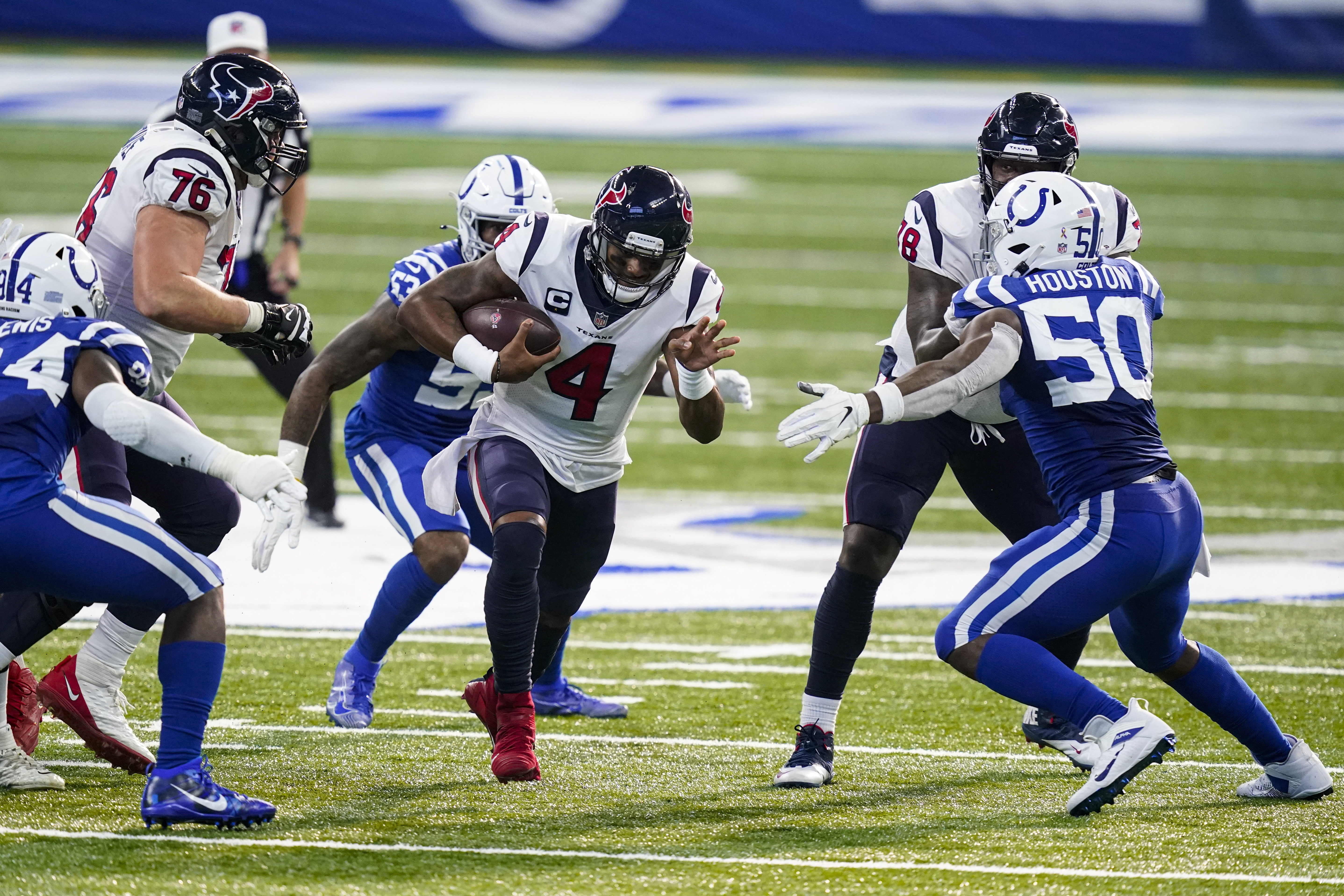 Colts recover another late fumble, beat Texans 27-20