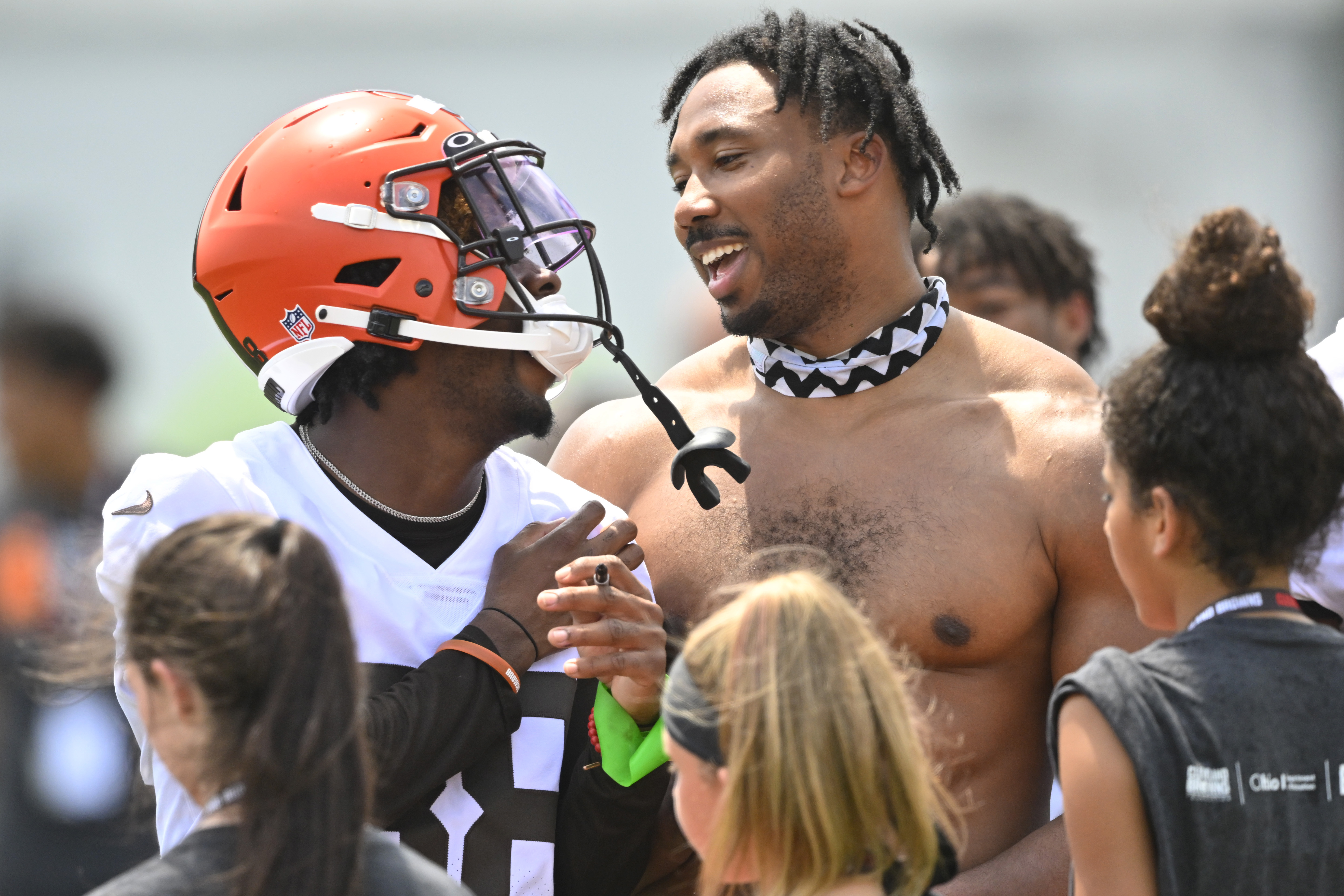 Browns Star Myles Garrett Under Fire for Shirtless Photo