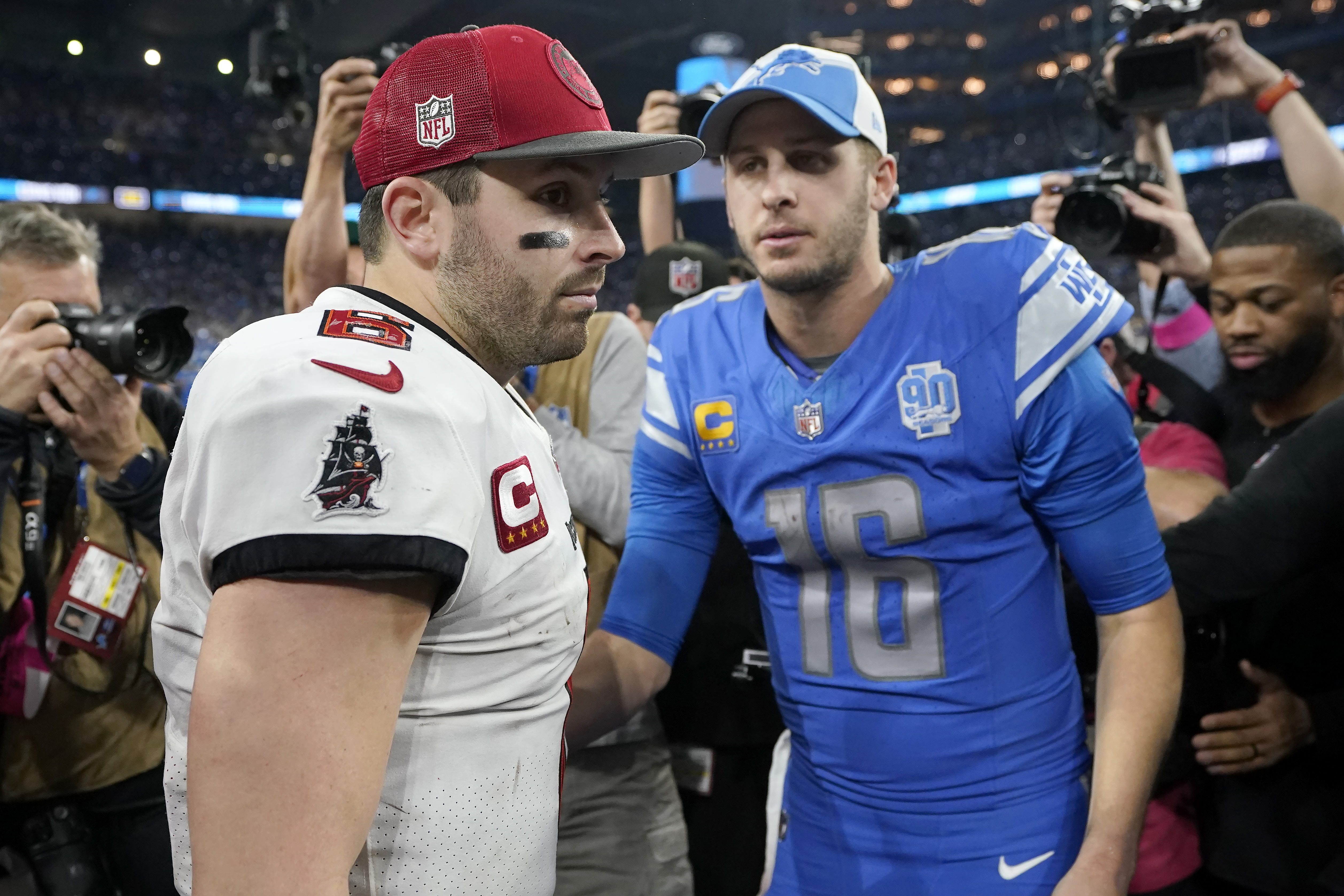 Jared Goff throws 2 TD passes, Lions advance to NFC title game with 31-23  win over Buccaneers, Associated Press