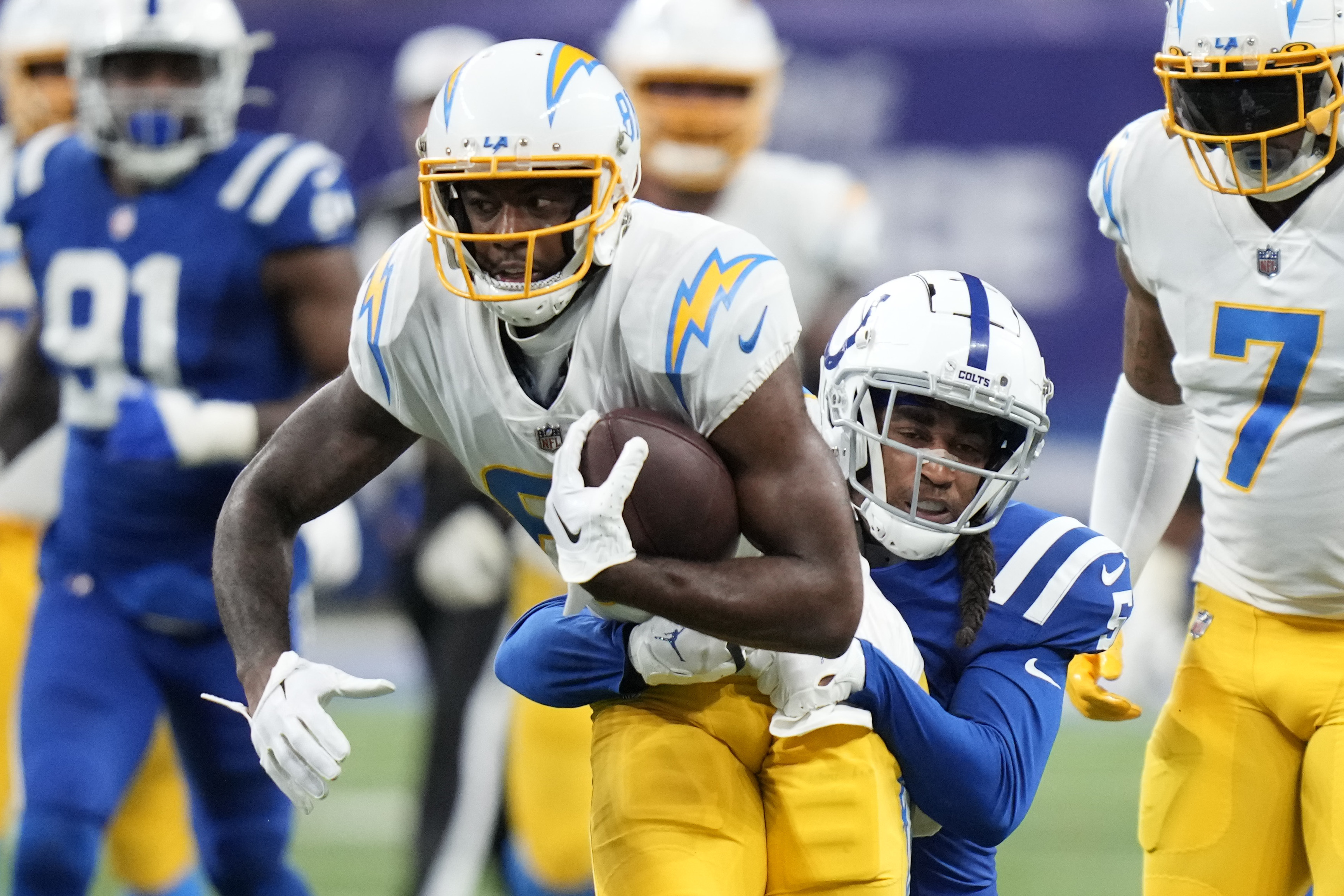 Chargers' Derwin James ejected for vicious hit on Colts' Ashton Dulin