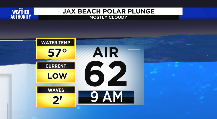 The Polar Plunge forecast cooler than last year