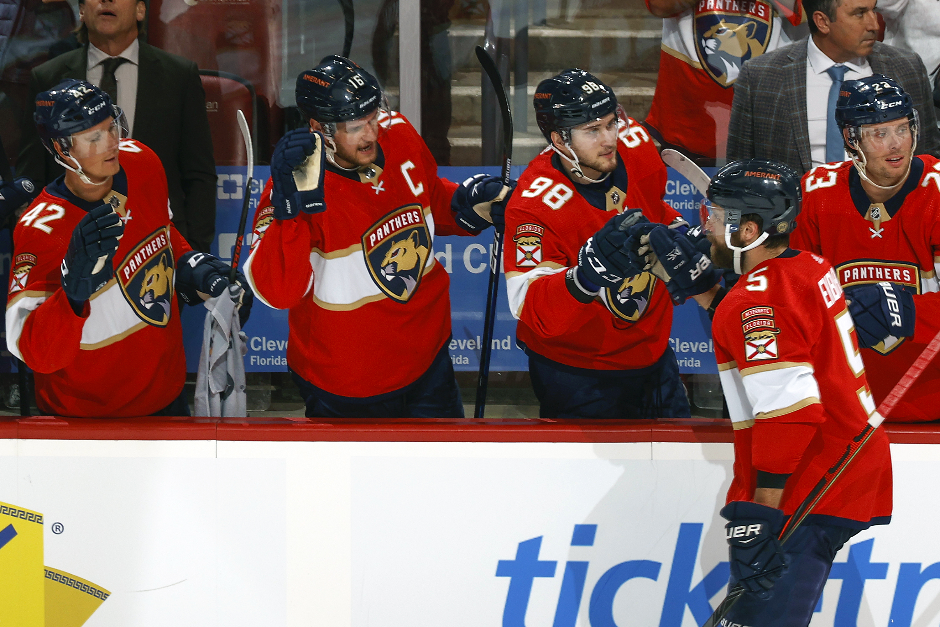 Florida Panthers beat Tampa Bay Lightning in Stanley Cup Playoffs